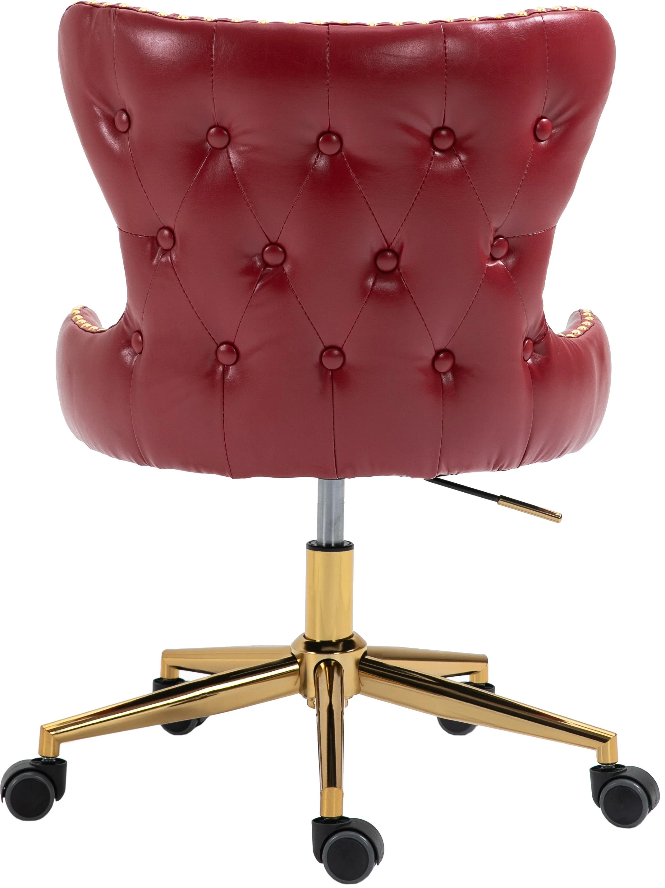 Hendrix Red Faux Leather Office Chair - Image 2