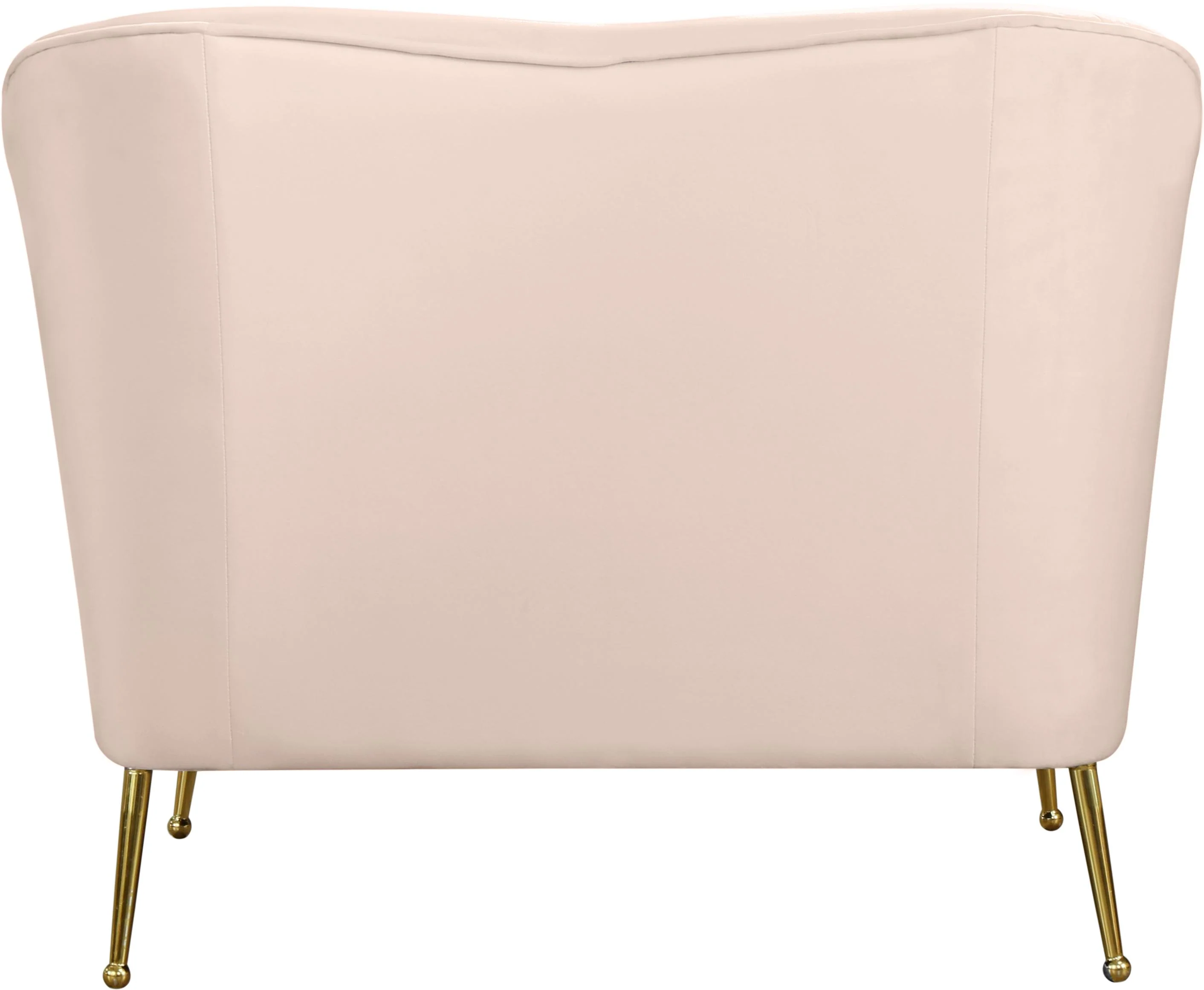 Hermosa Pink Velvet Chair - Image 3