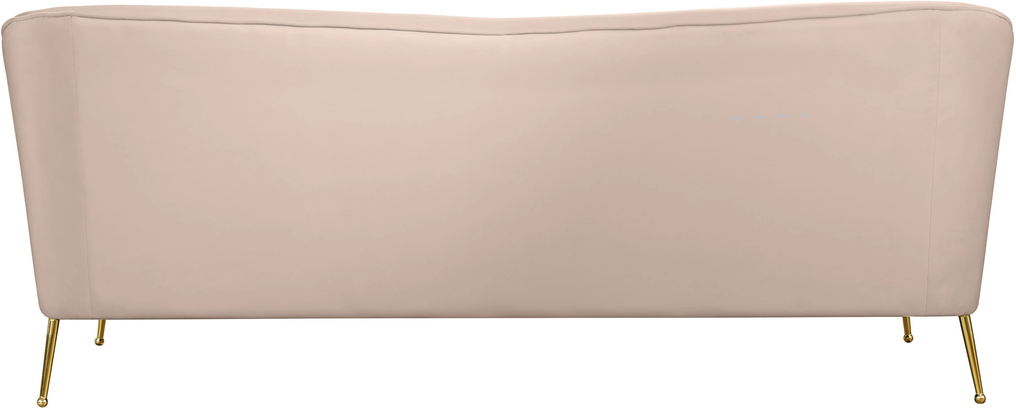 Hermosa Pink Velvet Sofa - Image 3