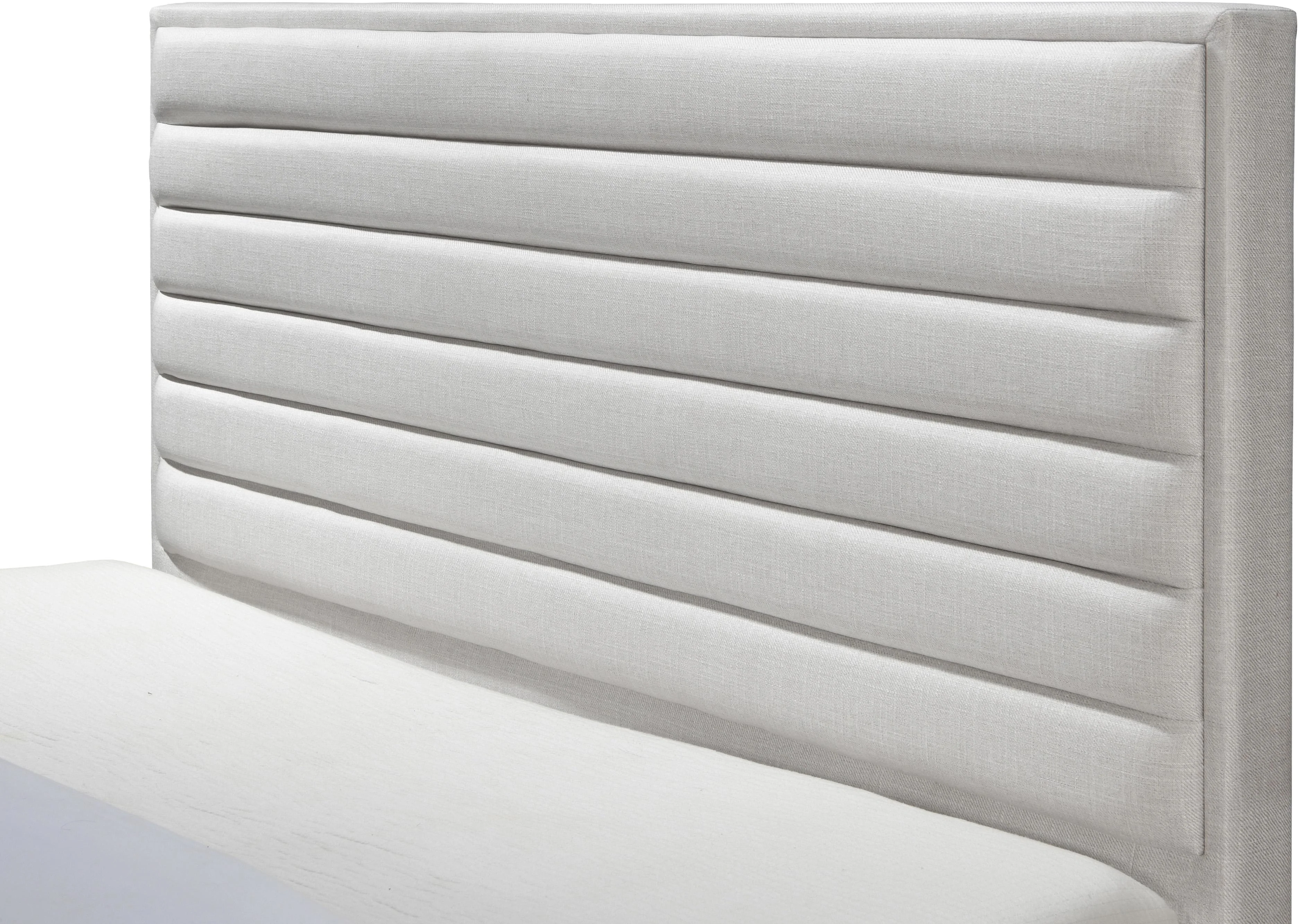 Hunter Cream Linen Queen Bed - Image 6