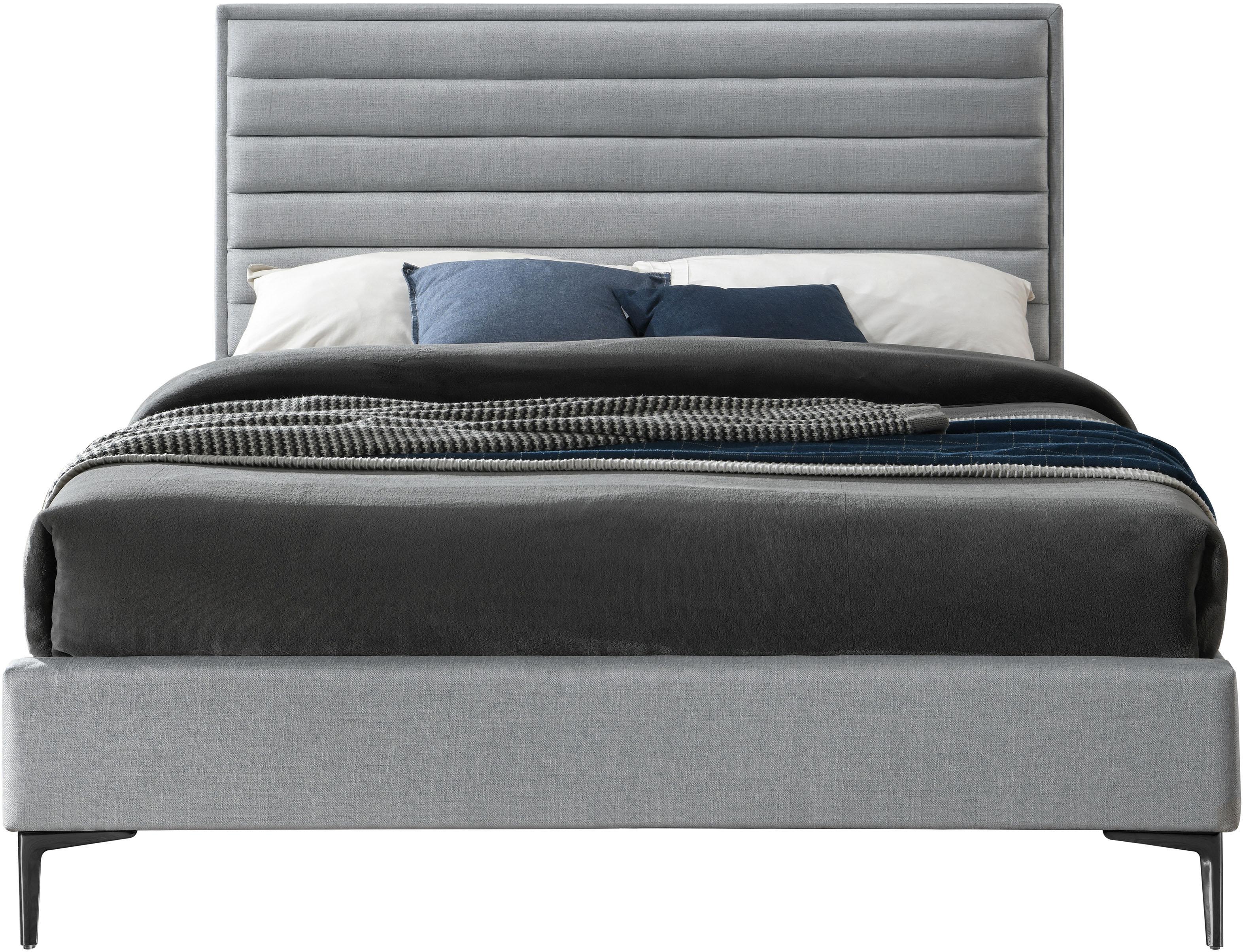Hunter Grey Linen Full Bed - Image 3