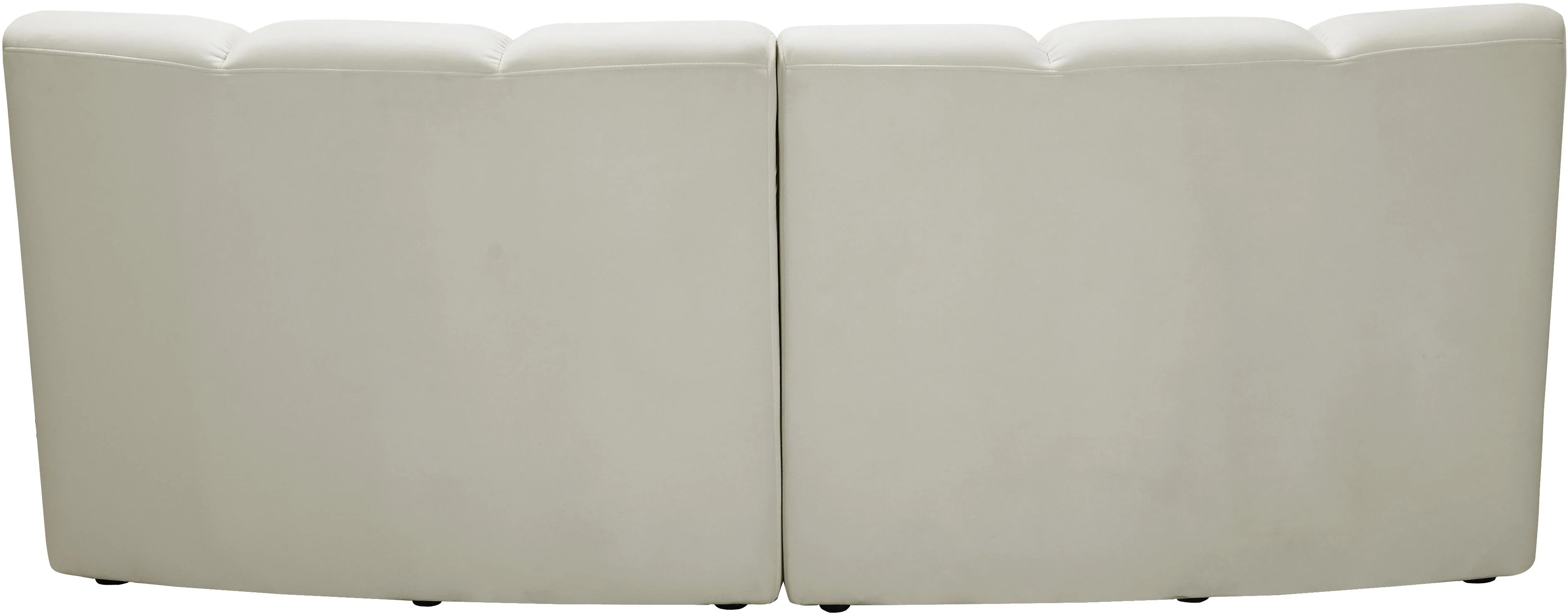 Infinity Cream Velvet 2pc. Modular Sectional - Image 3