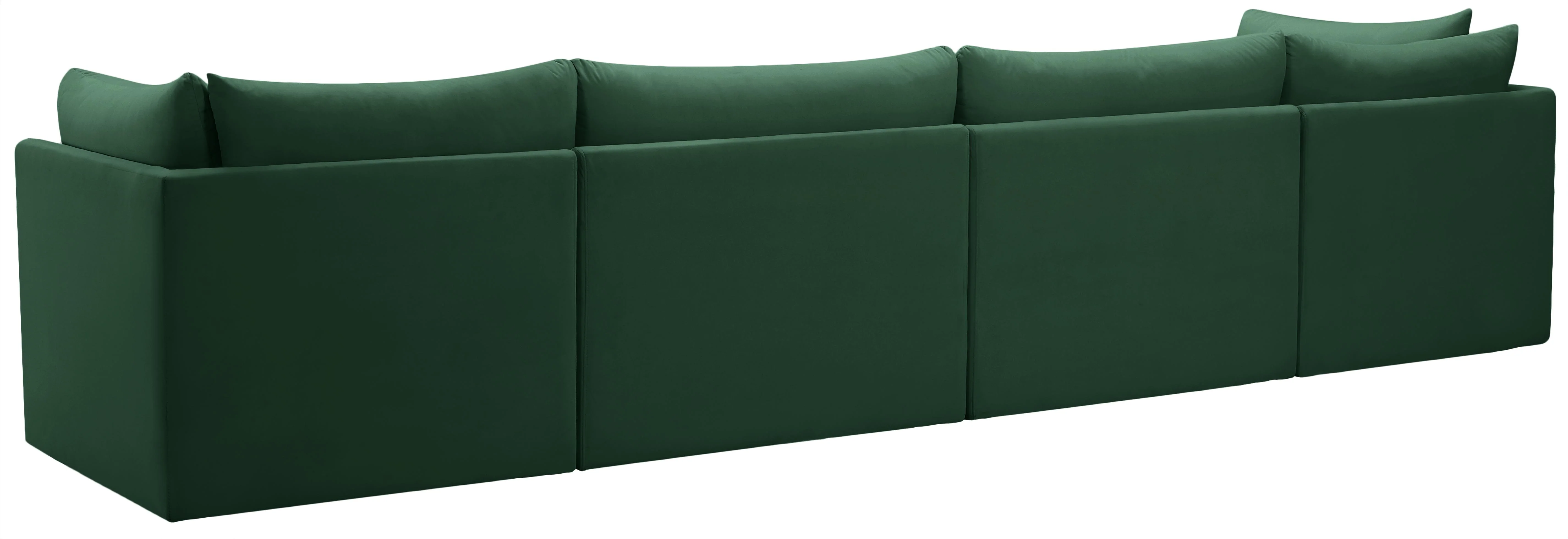Jacob Green Velvet Modular Sofa - Image 11