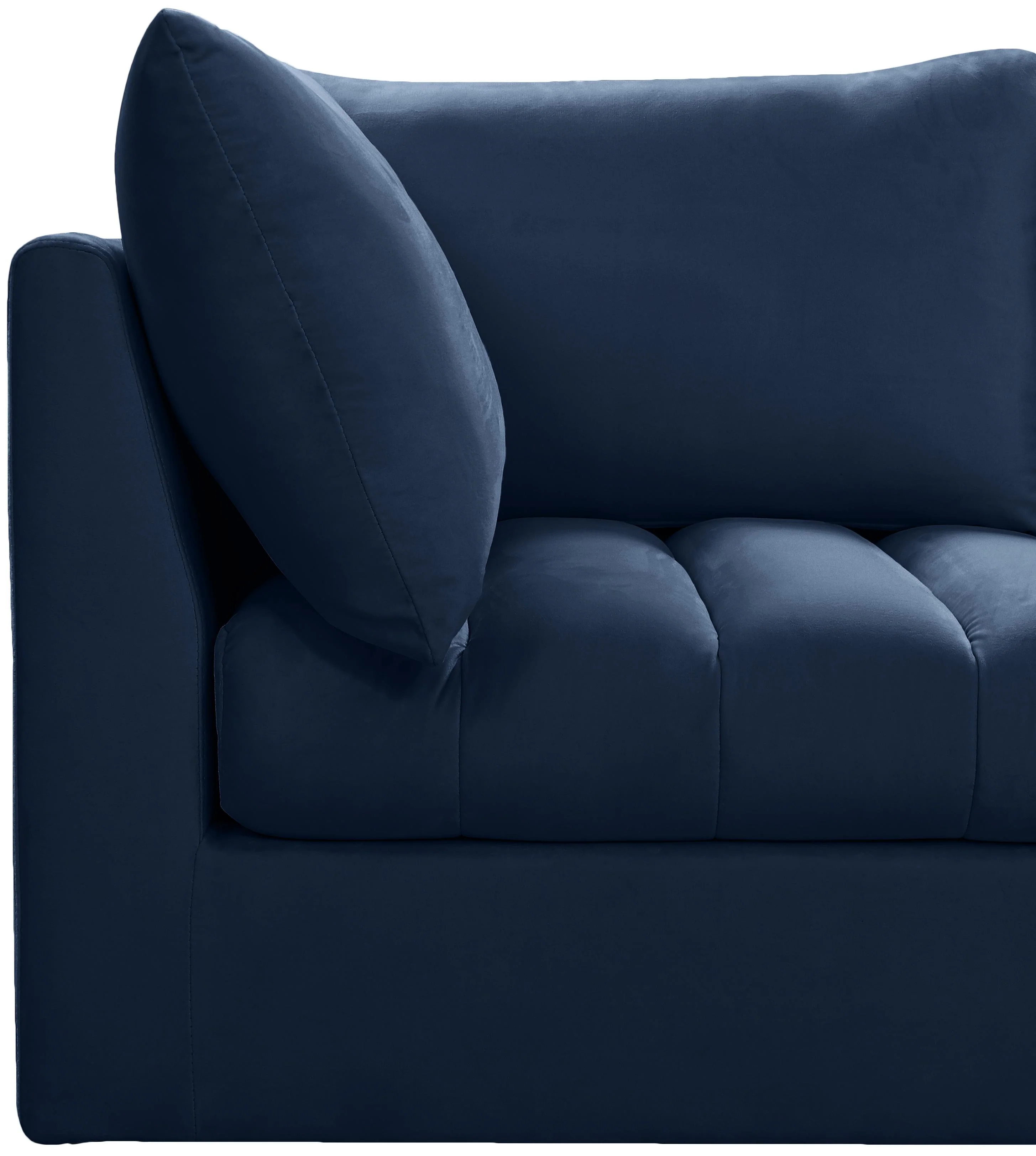 Jacob Navy Velvet Modular Sofa - Image 7
