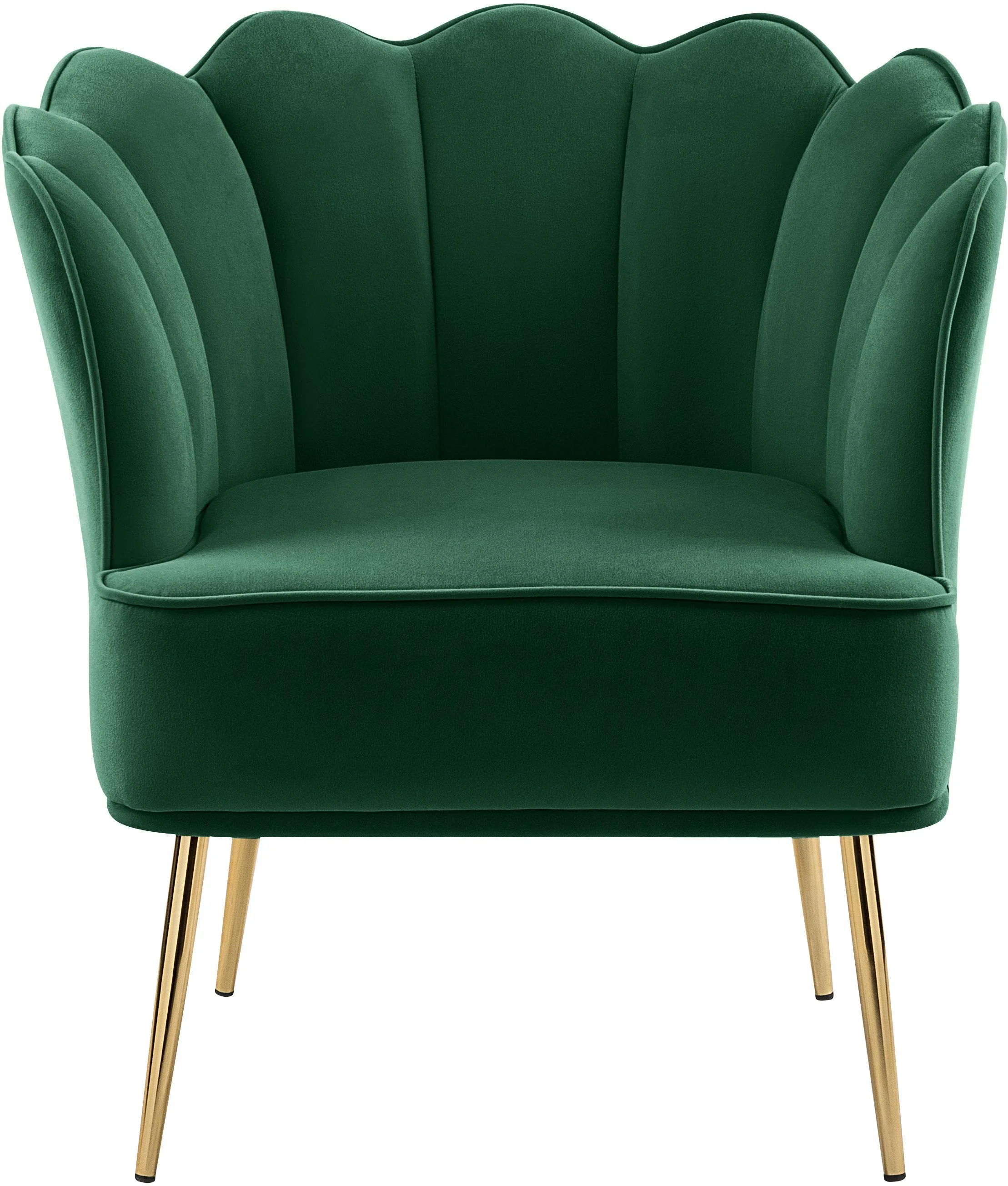 Jester Green Velvet Accent Chair - Image 4