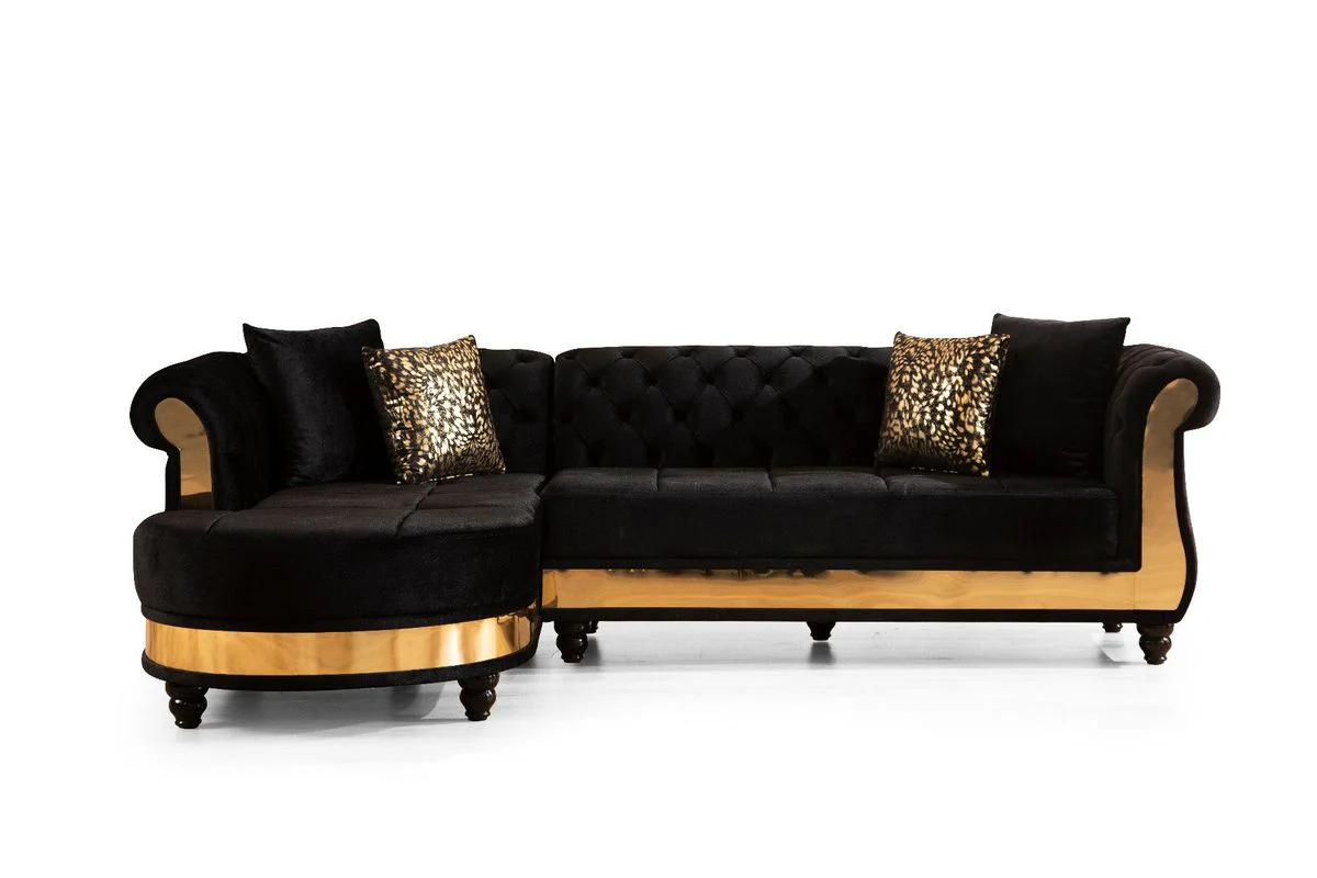 Galaxy Home Julia Sectional In Black - Image 3