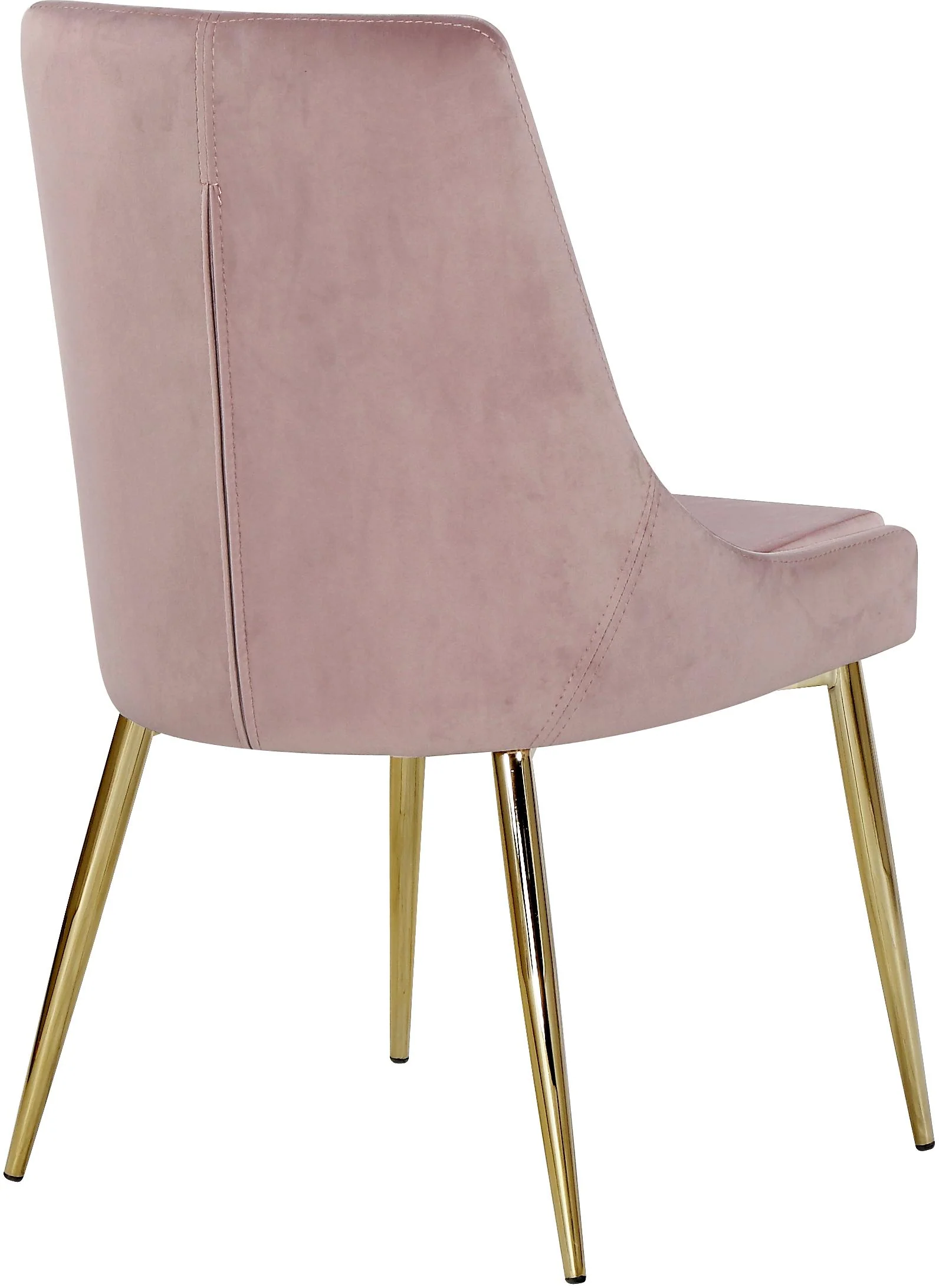 Karina Pink Velvet Dining Chair - Image 2