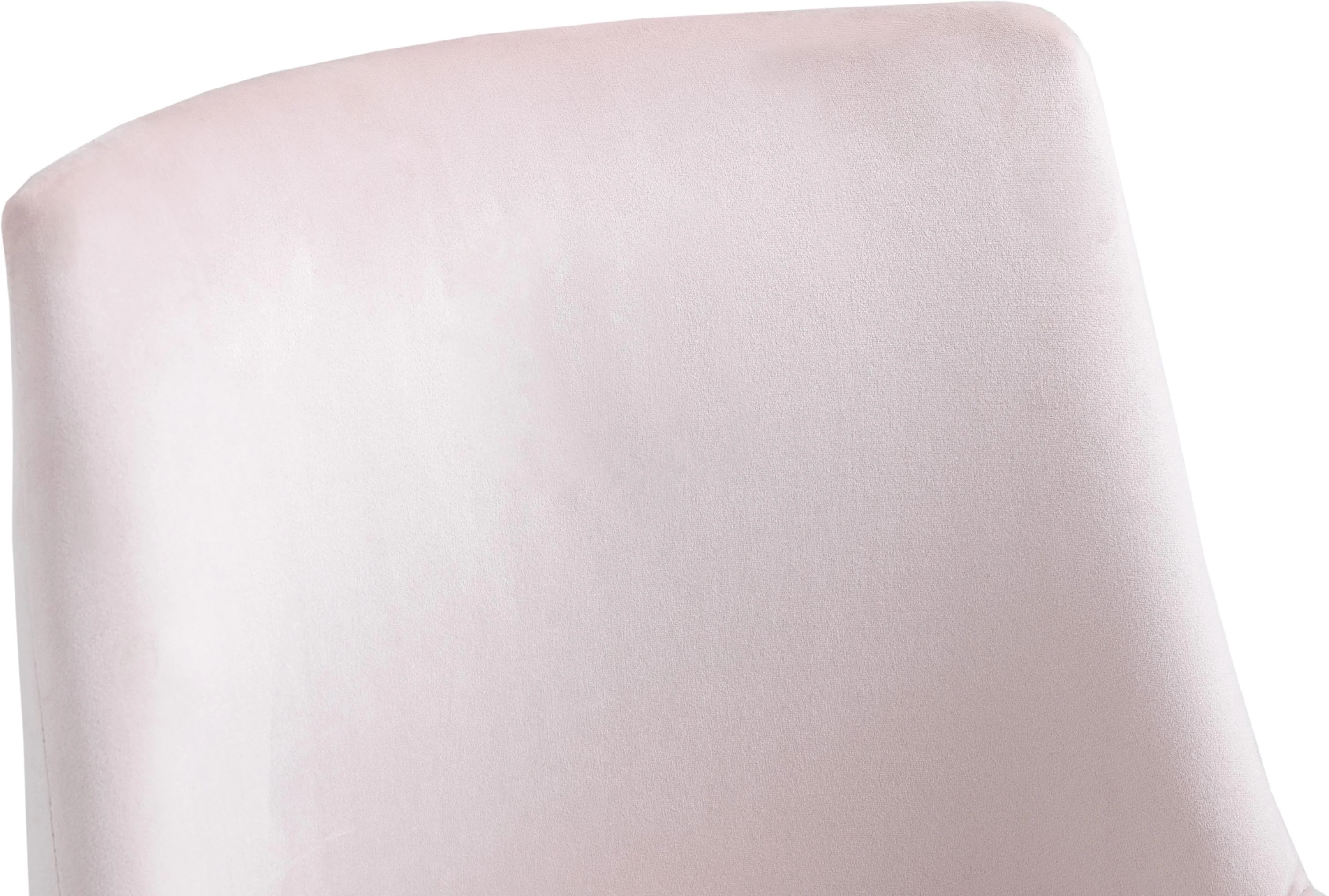 Karina Pink Velvet Office Chair - Image 7