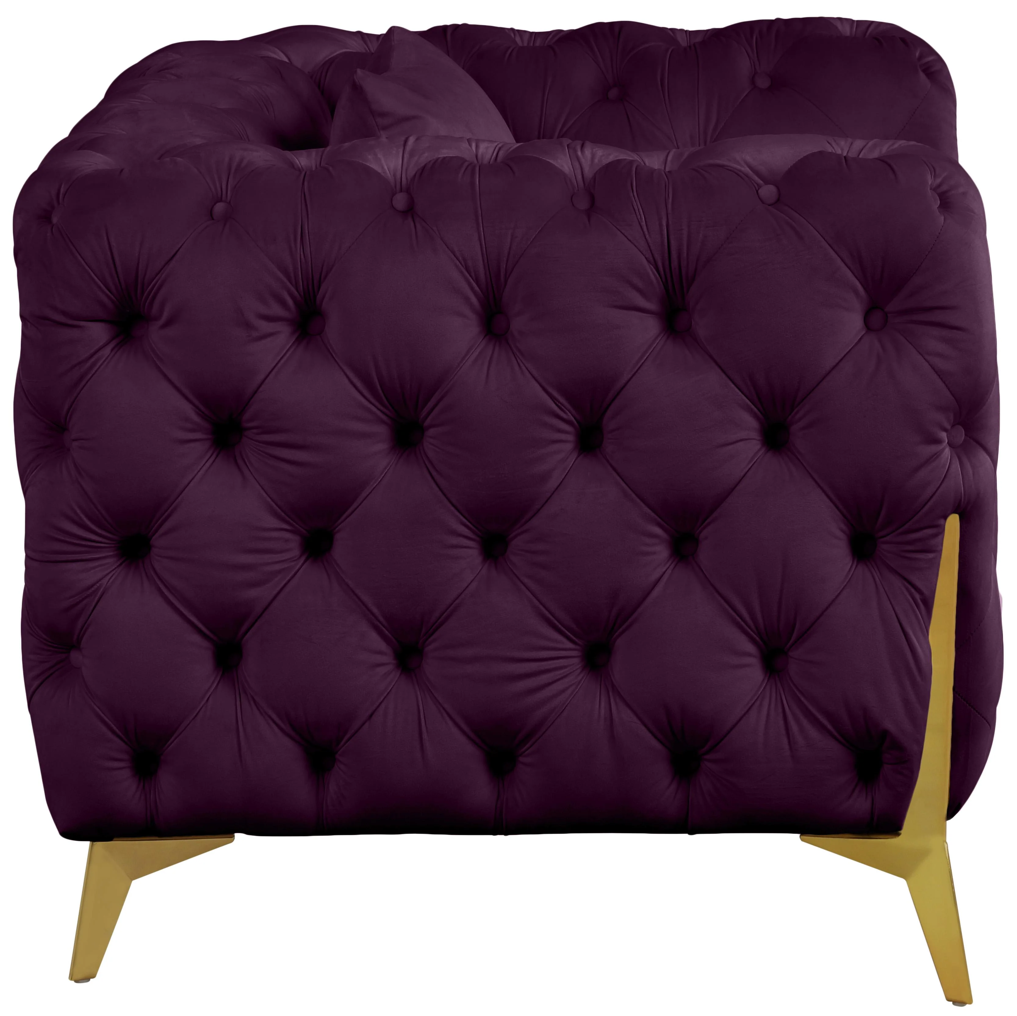 Kingdom Purple Velvet Chair - Image 4