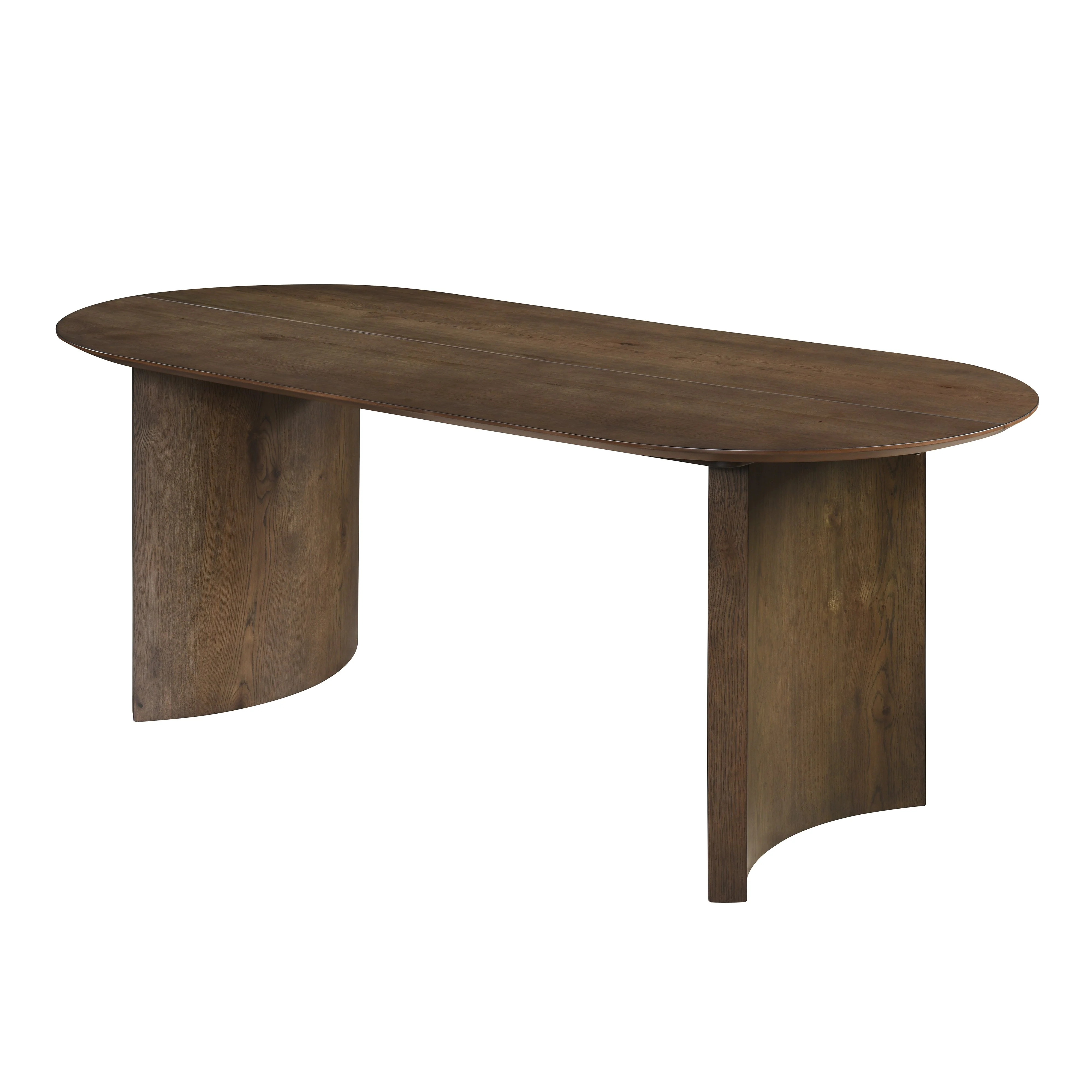 Kody 79" Oval Dining Table Top-Dk Walnut - Image 2