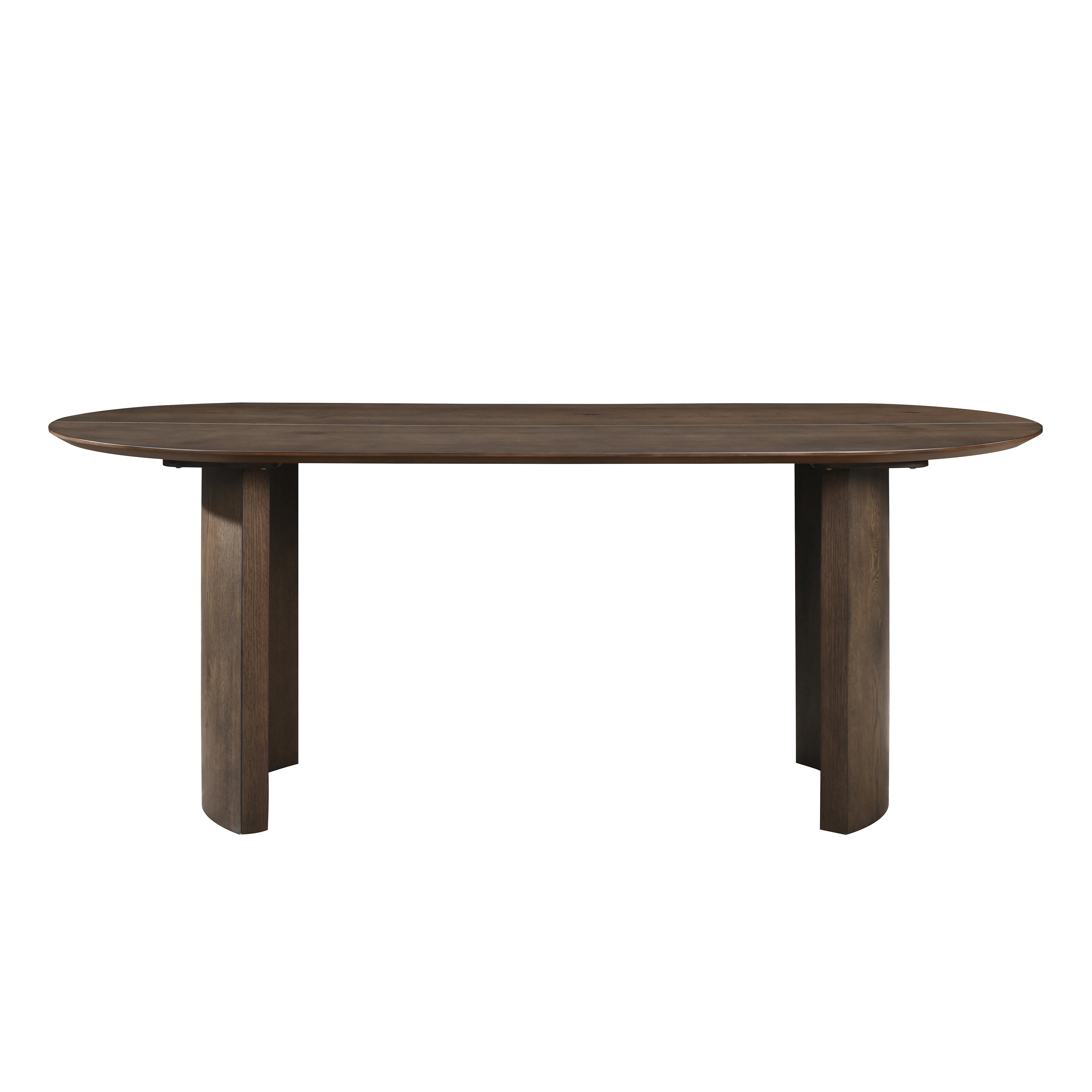Kody 79" Oval Dining Table Top-Dk Walnut - Image 3
