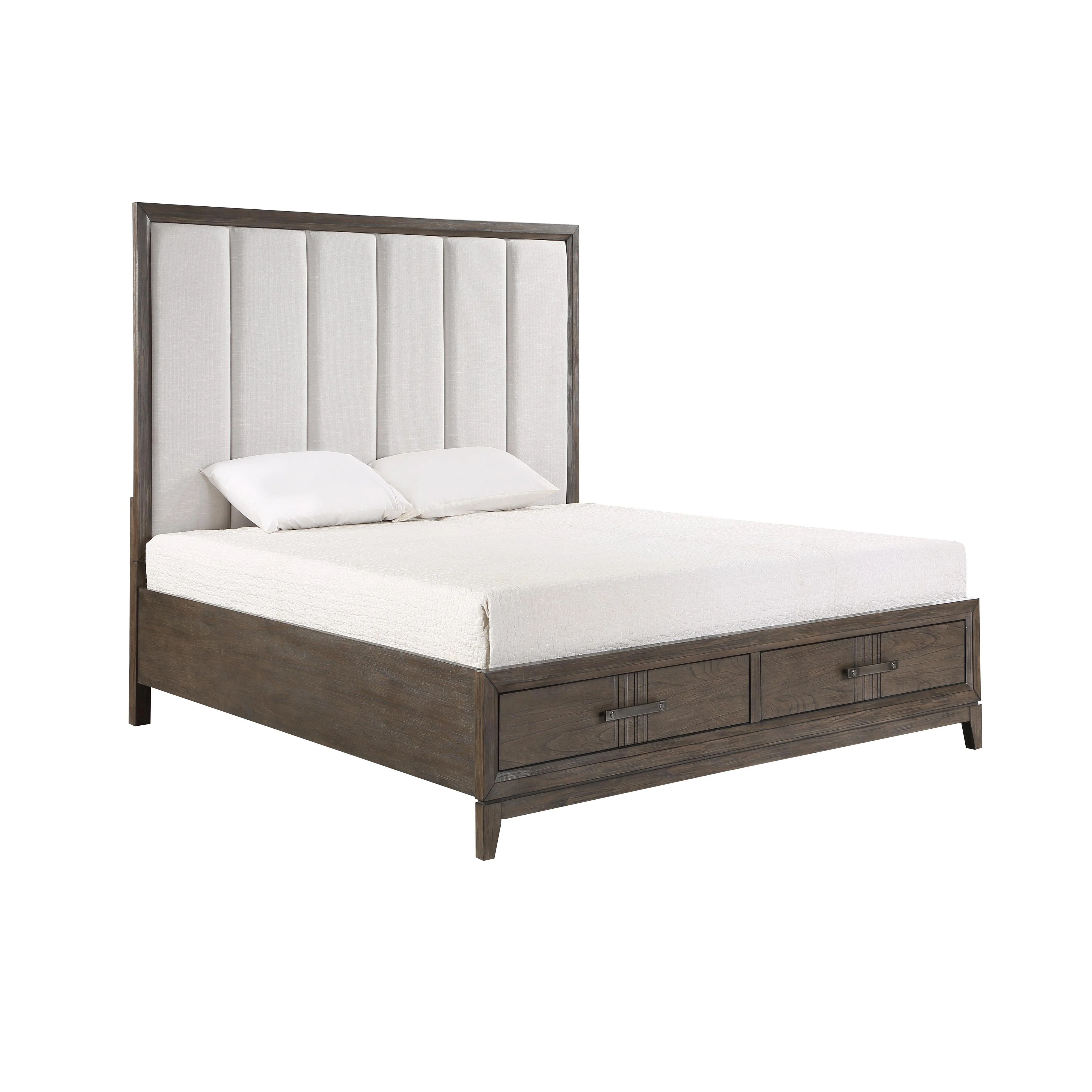 LANDON California King WK SIDE RAILS-WALNUT - Image 2