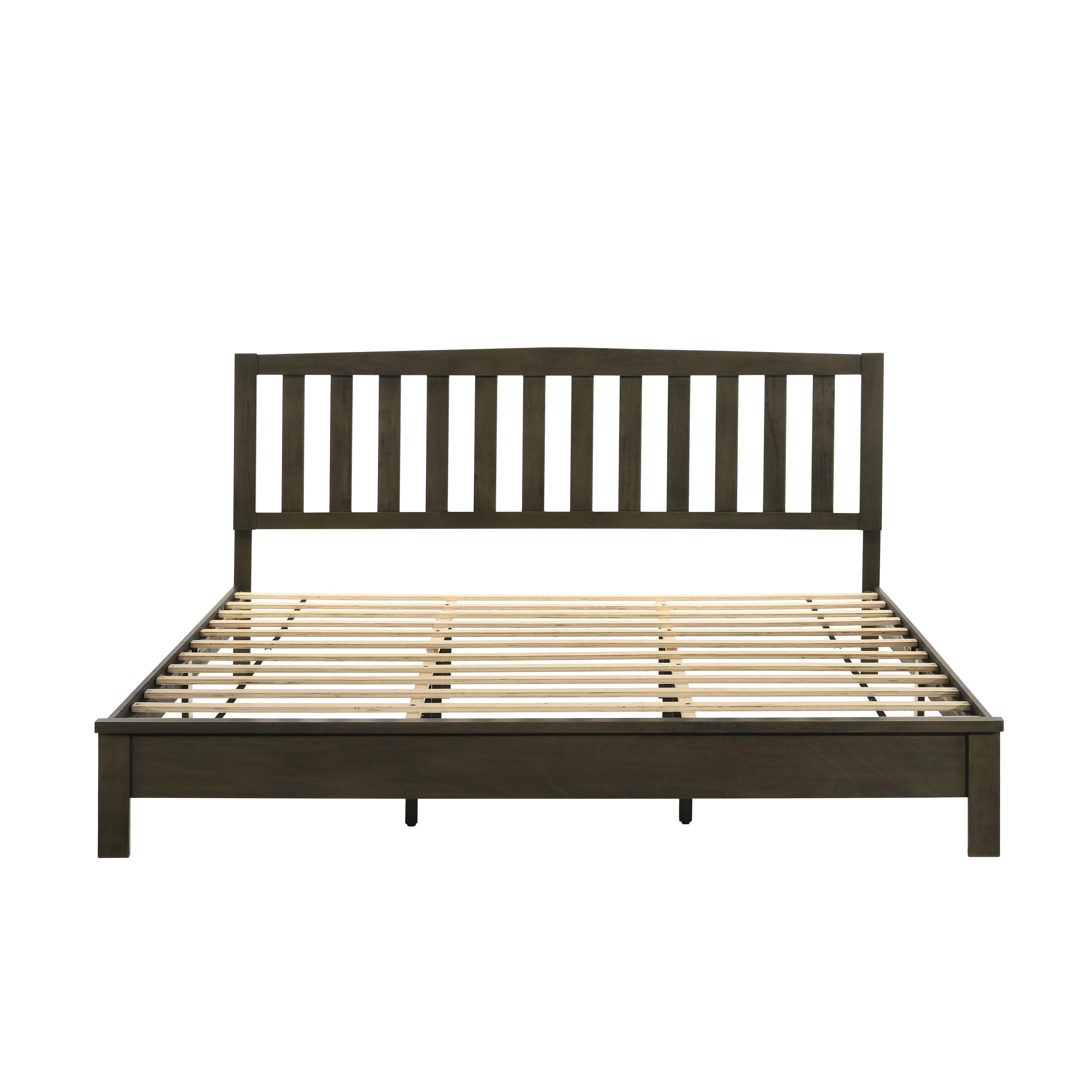 LEO 6/6 EK SLAT BED-HB/FB/RAILS-GRAY - Image 2