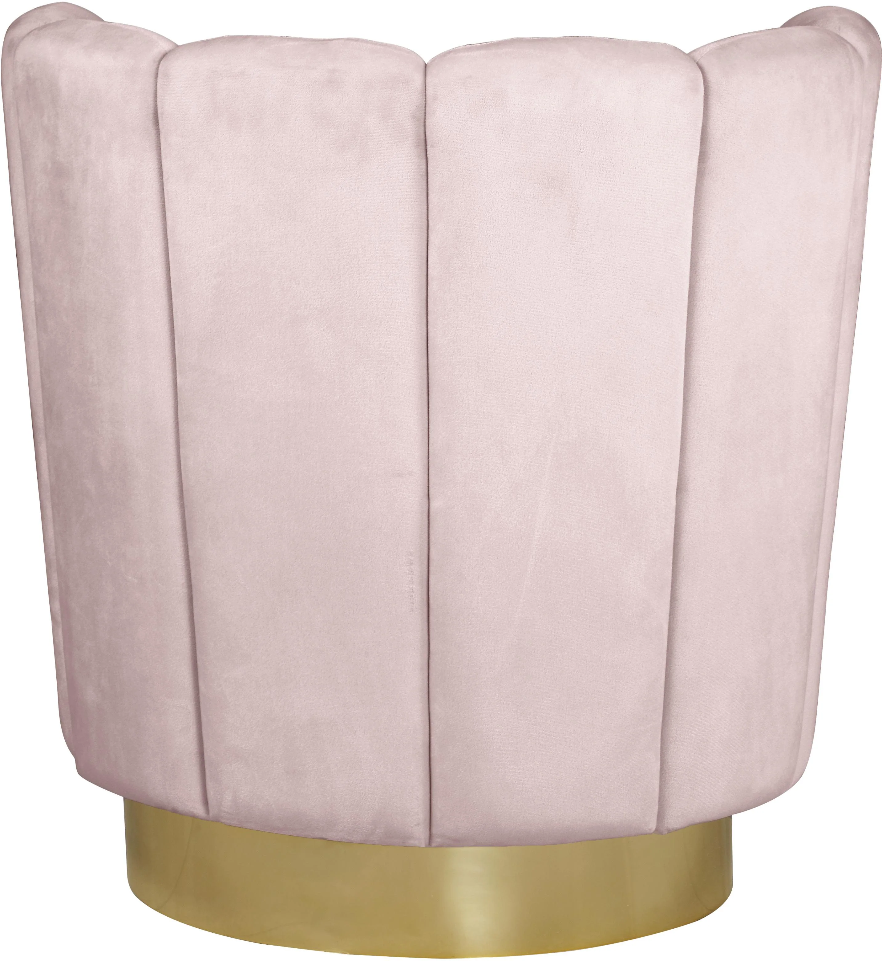 Lily Pink Velvet Accent Chair - Image 3
