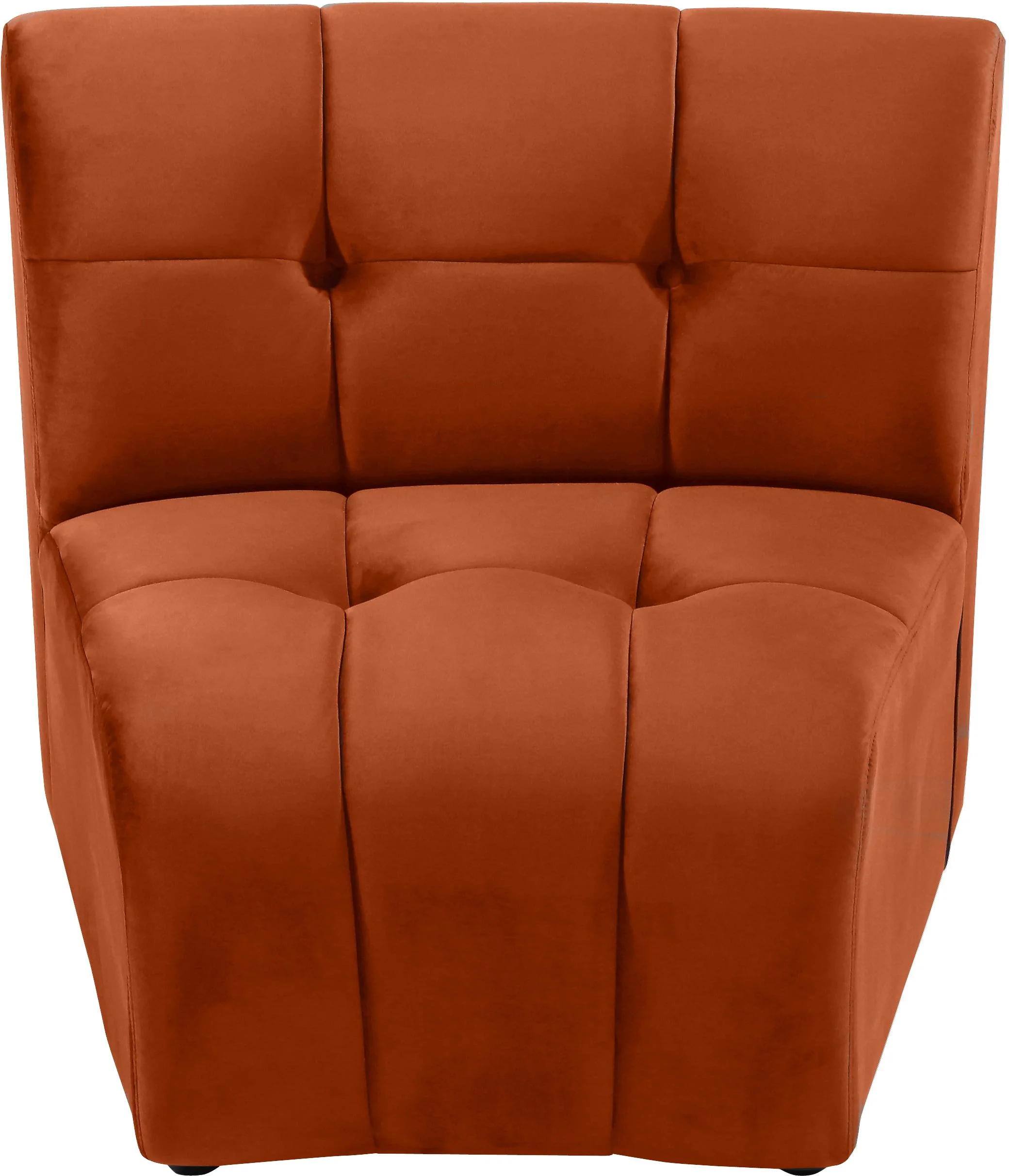 Limitless Cognac Velvet Modular Chair - Image 5