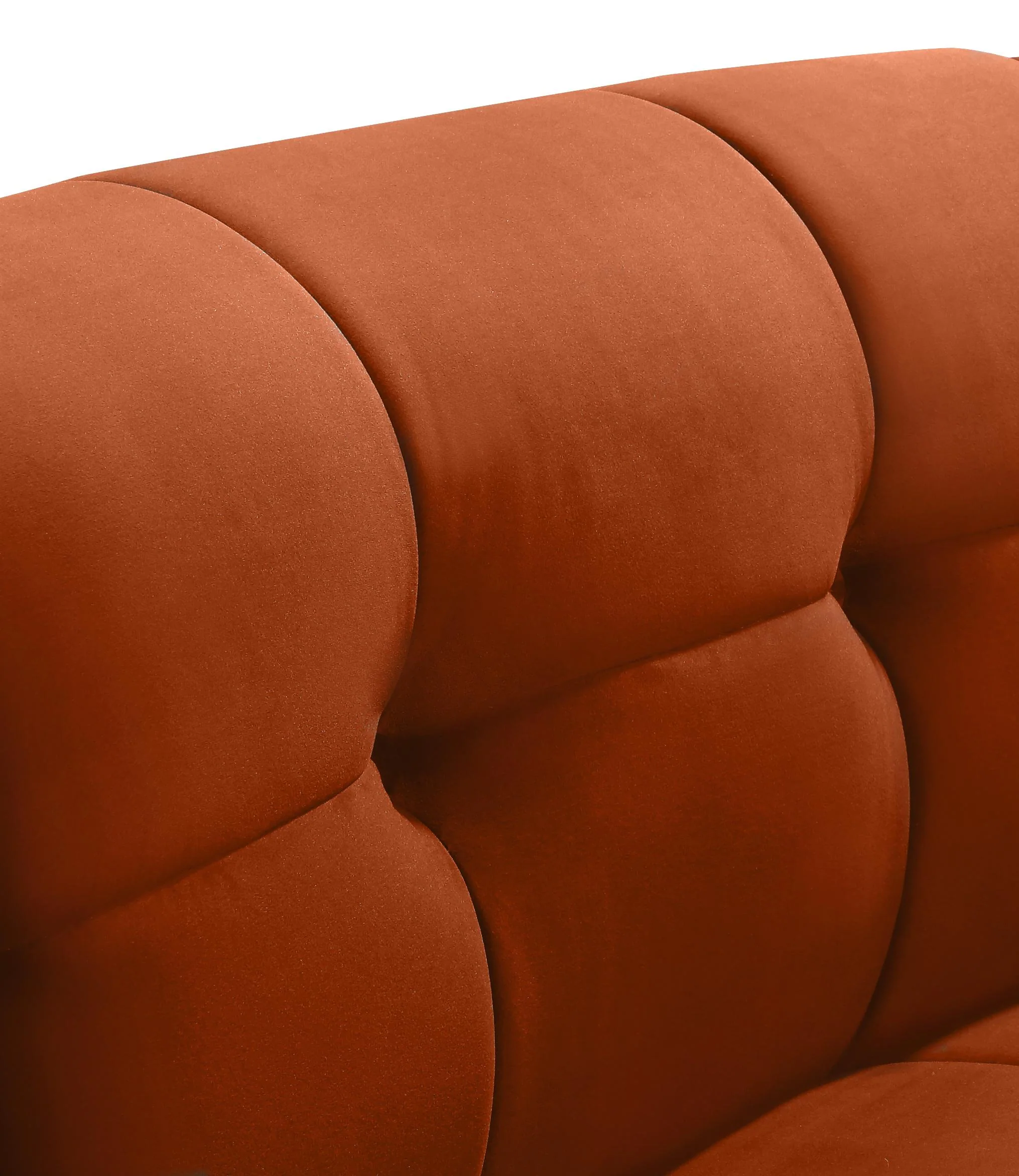Limitless Cognac Velvet Modular Chair - Image 6