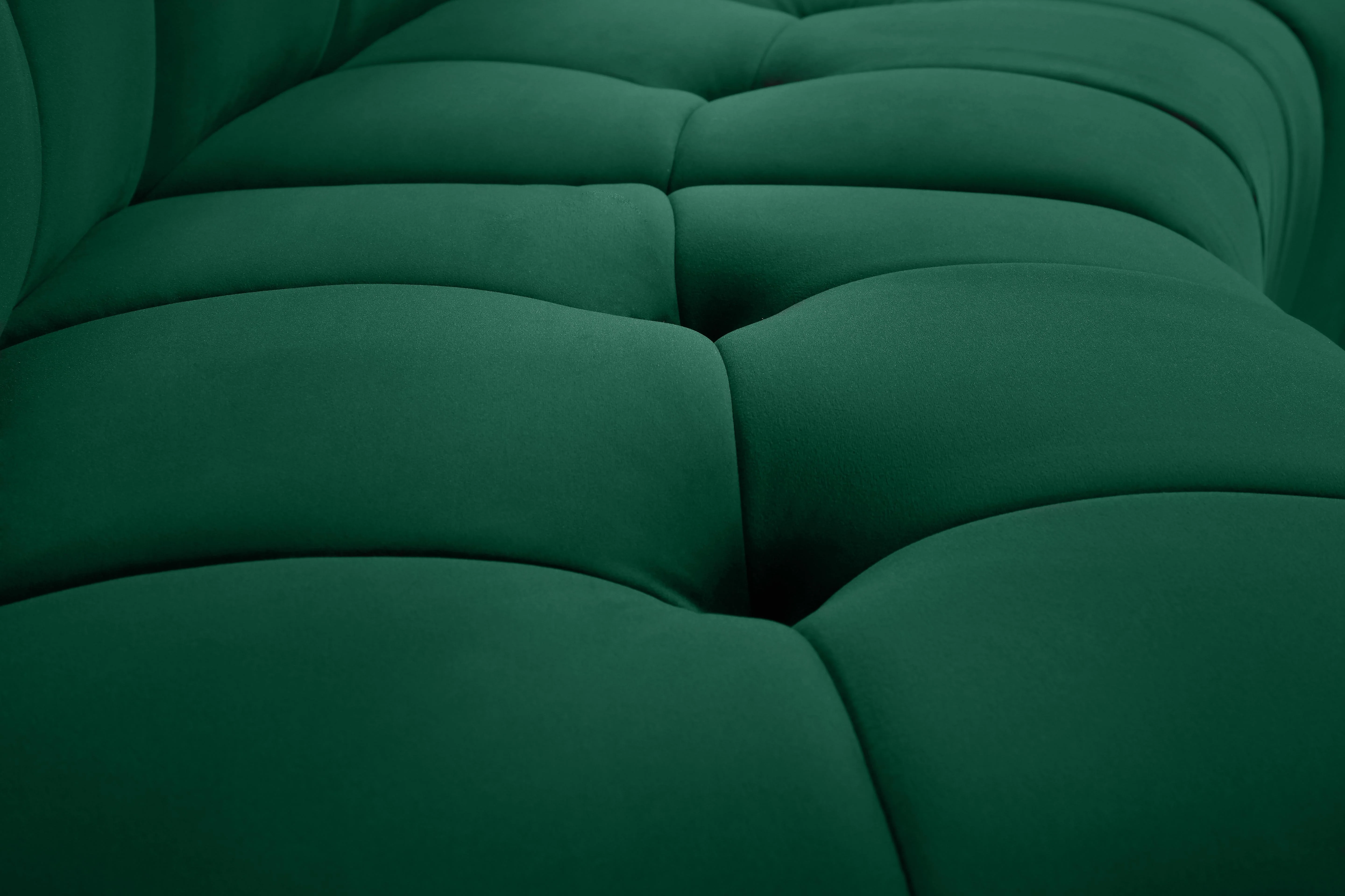 Limitless Green Velvet 11pc. Modular Sectional - Image 8
