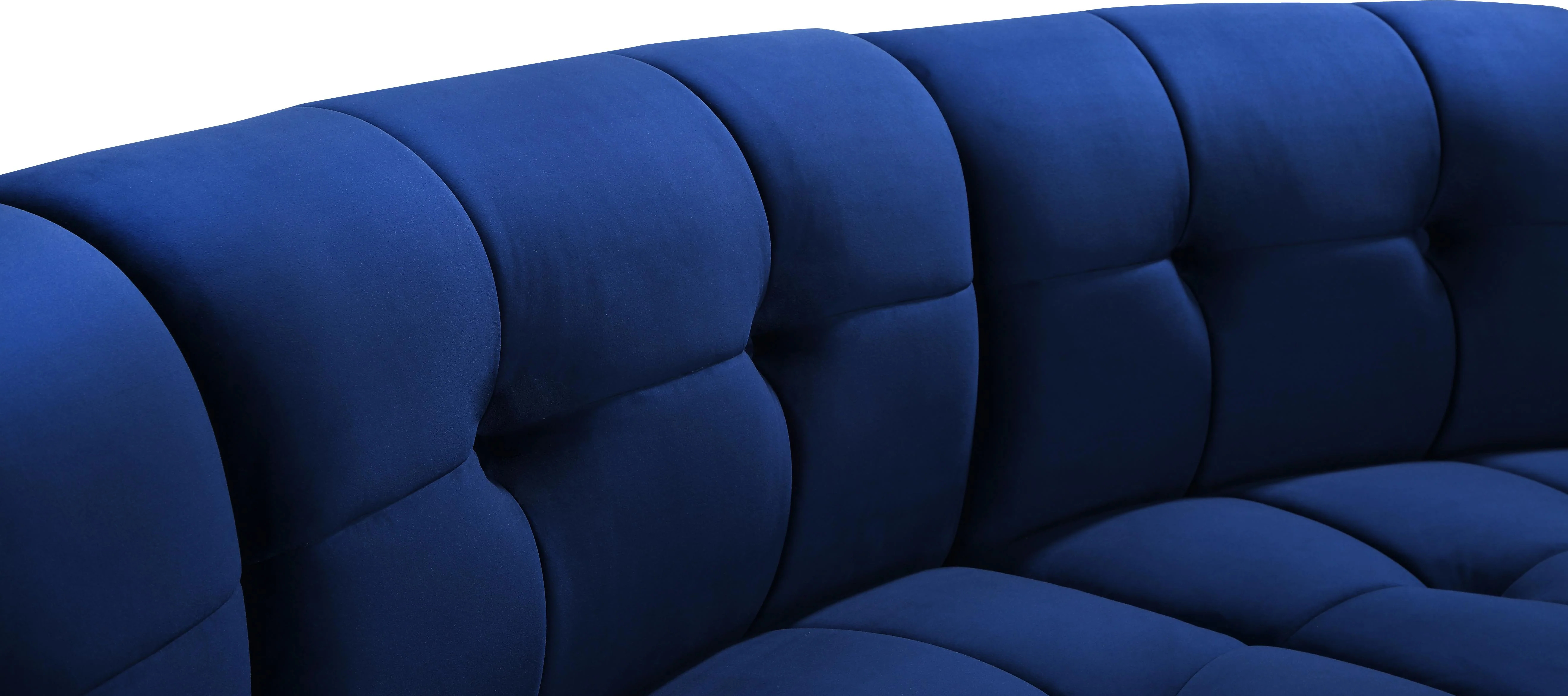 Limitless Navy Velvet 11pc. Modular Sectional - Image 6