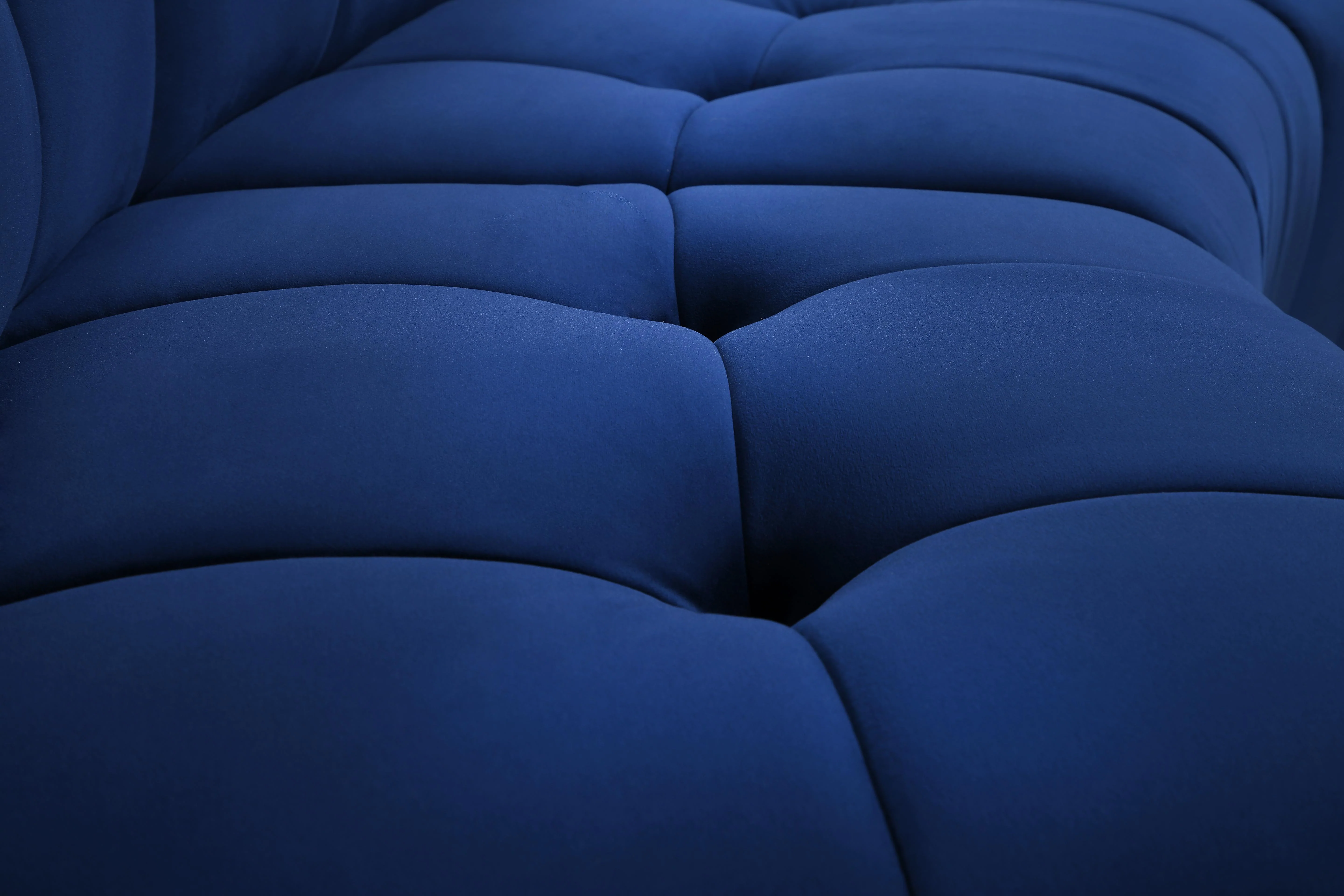 Limitless Navy Velvet 5pc. Modular Sectional - Image 8