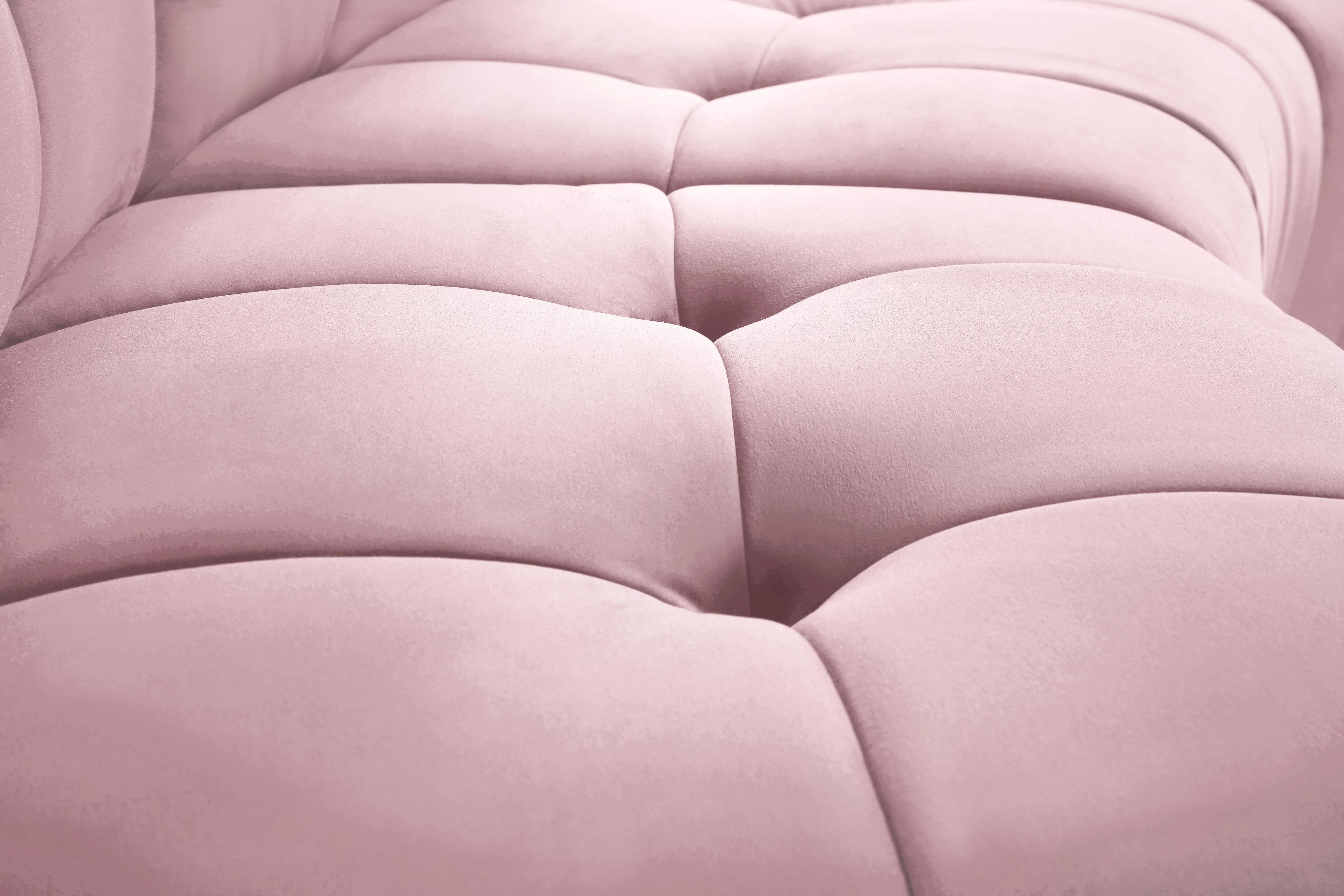 Limitless Pink Velvet Modular Chair - Image 8