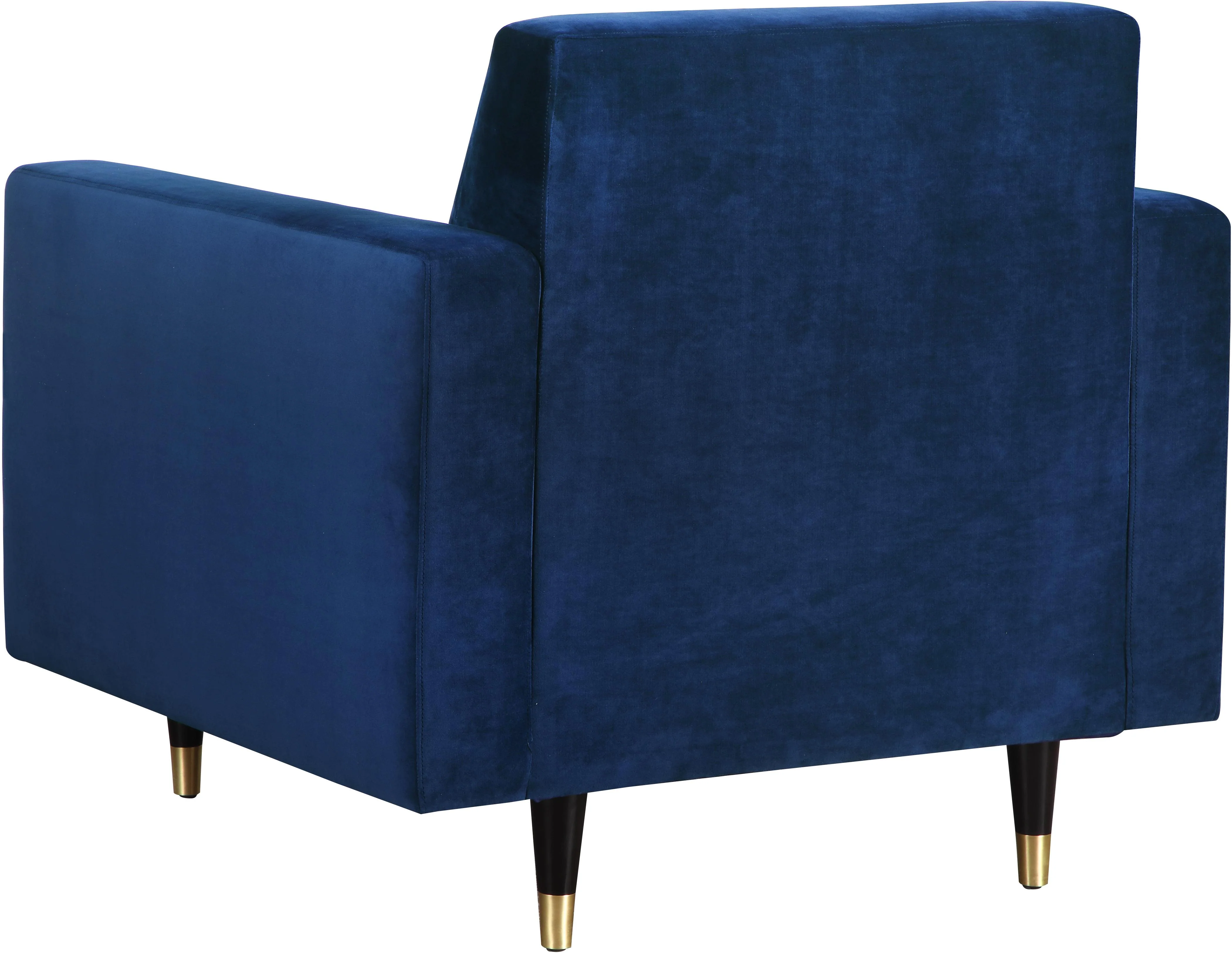 Lola Navy Velvet Chair - Image 3