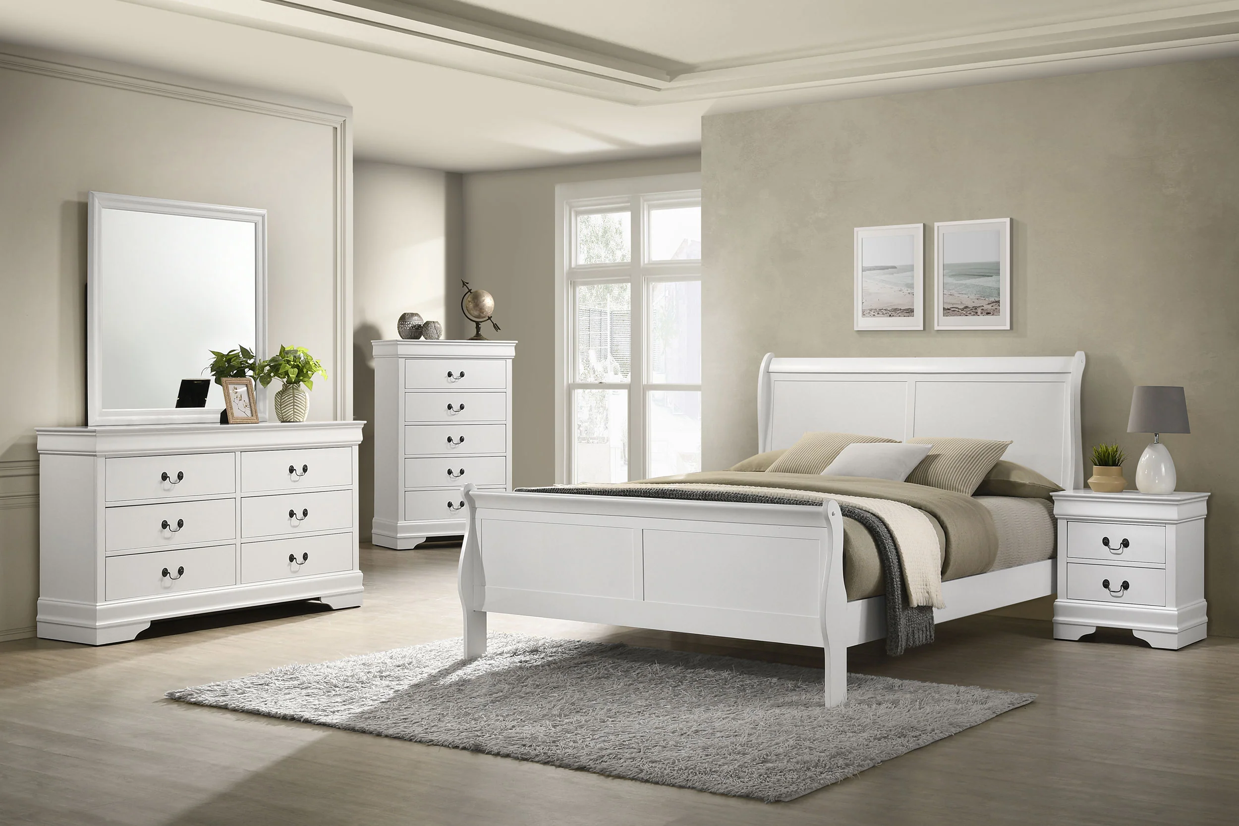 Louis Philippe Bedroom Set - Image 204