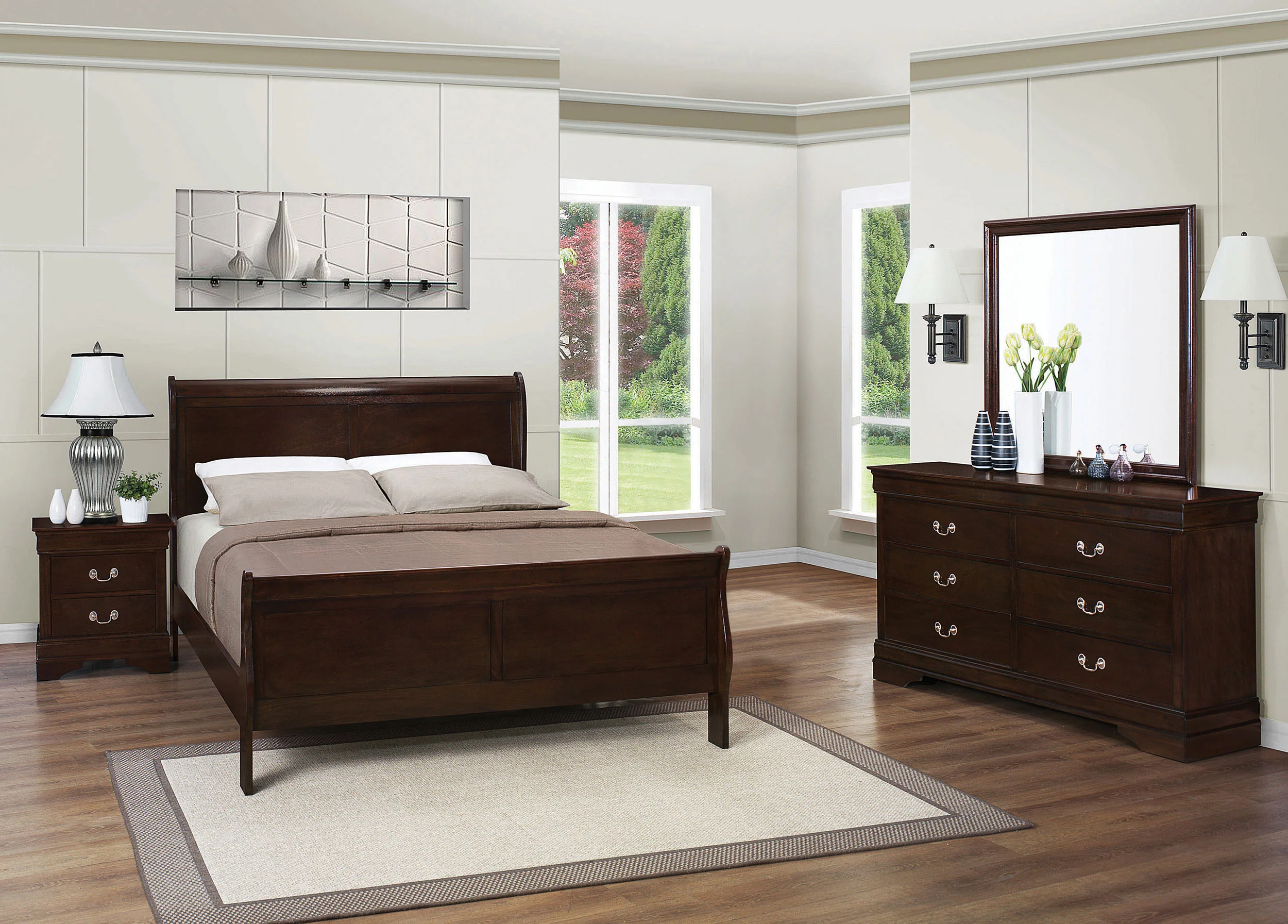 Louis Philippe Bedroom Set - Image 41
