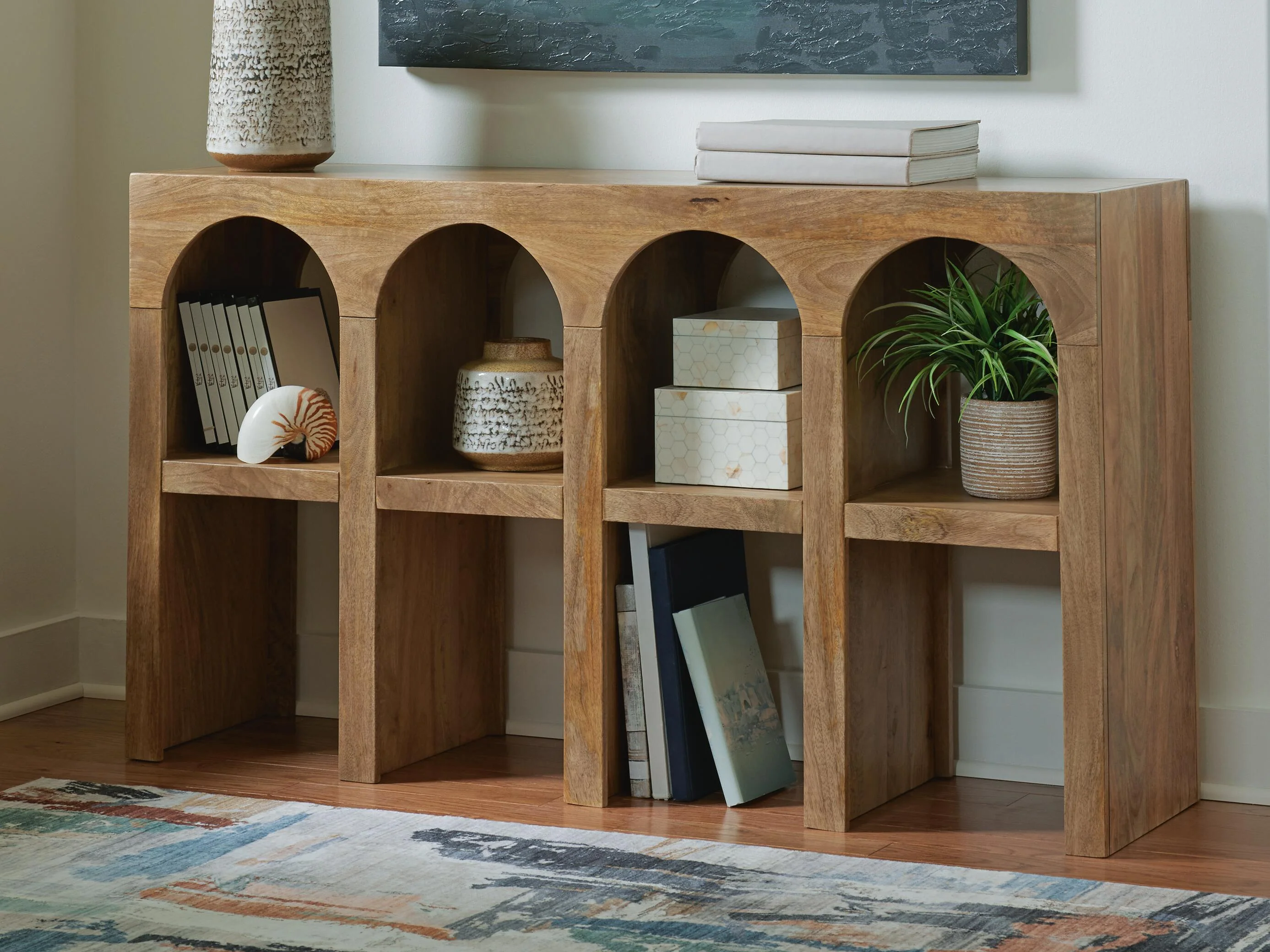 Luzmanacy Console Sofa Table - Image 2