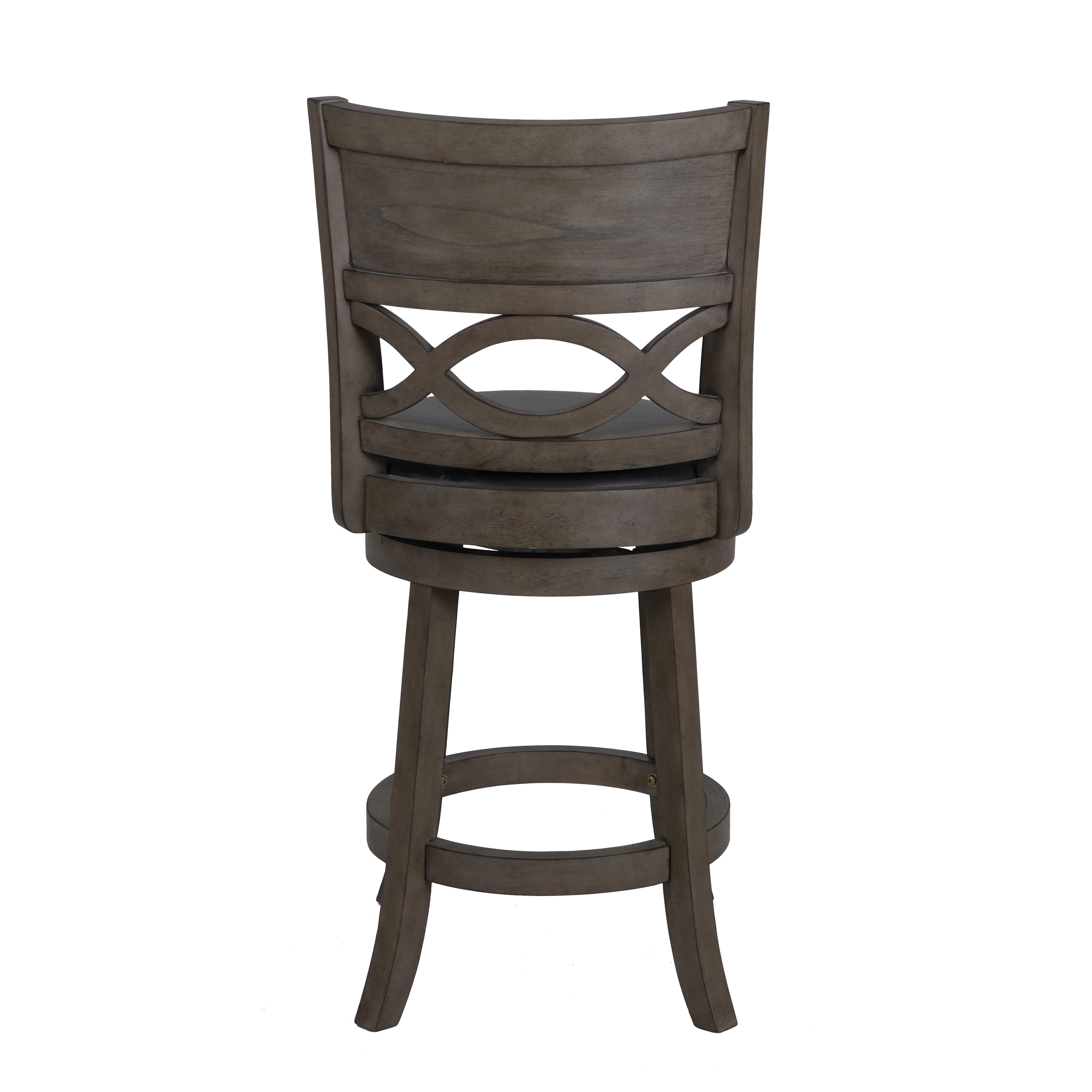MANCHESTER 24" COUNTER STOOL-ANT GRAY W/PU SEAT - Image 3