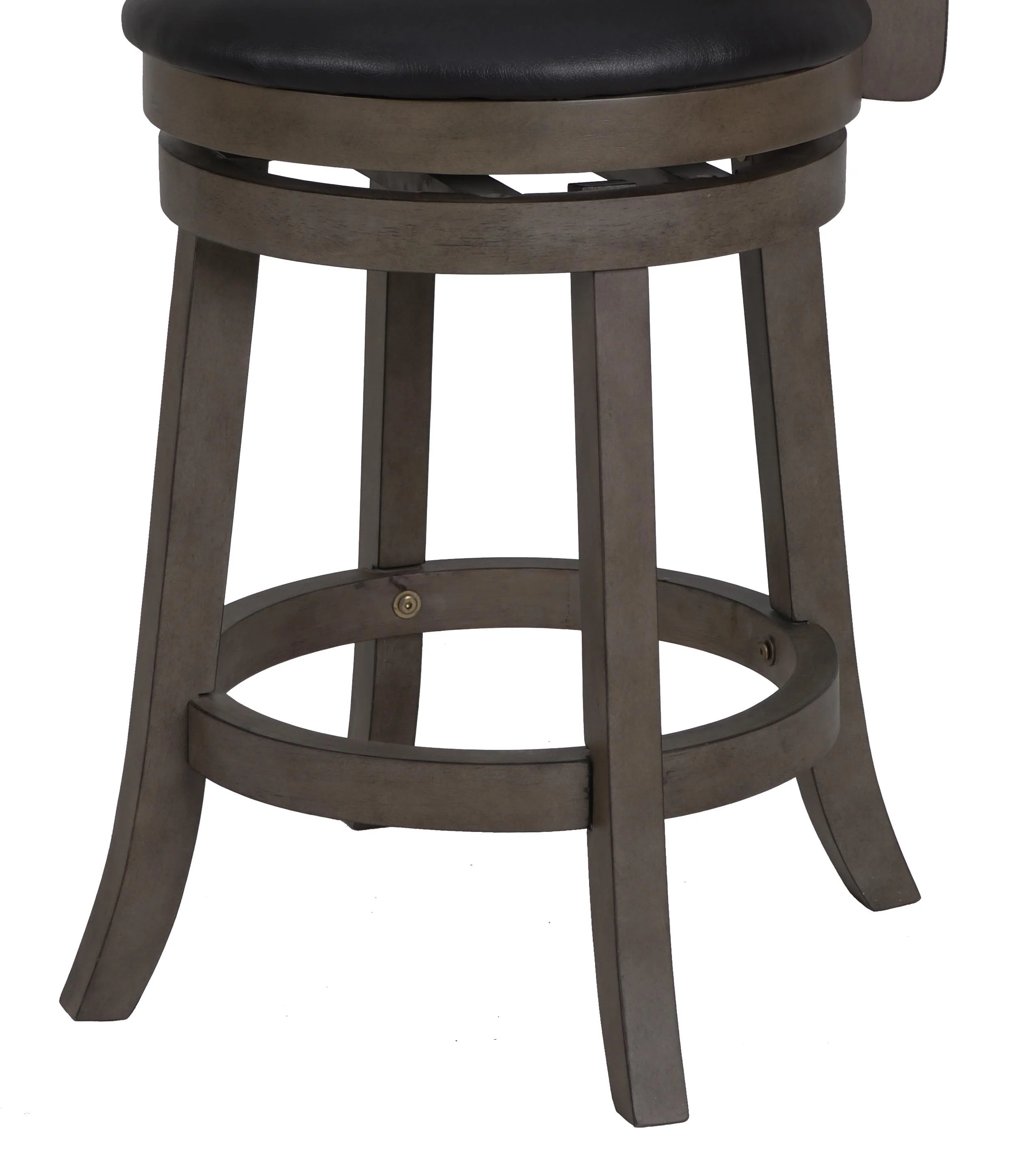 MANCHESTER 24" COUNTER STOOL-ANT GRAY W/PU SEAT - Image 5
