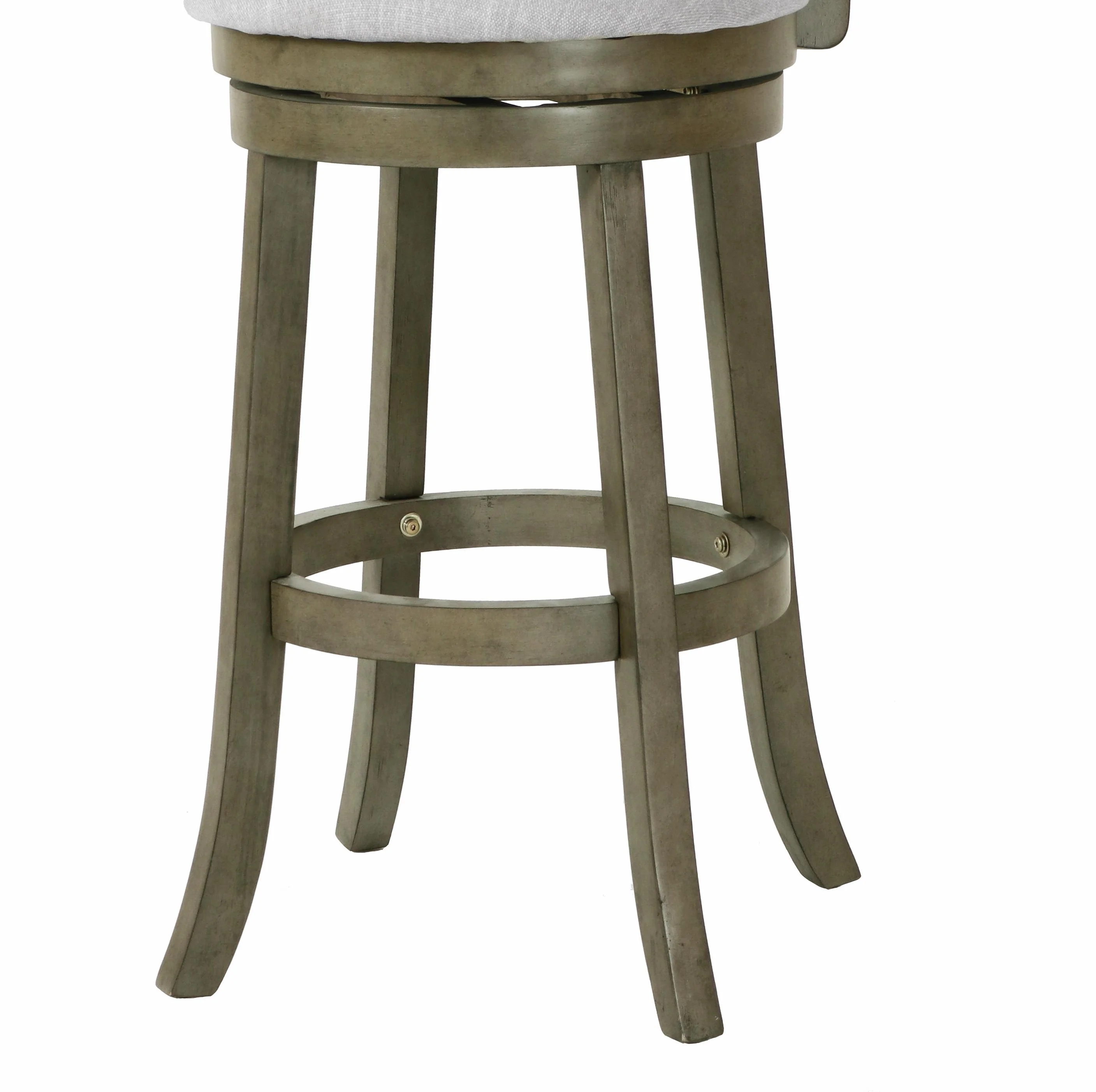 MANCHESTER 29" BAR STOOL-ANT GRAY W/FABRIC SEAT - Image 5