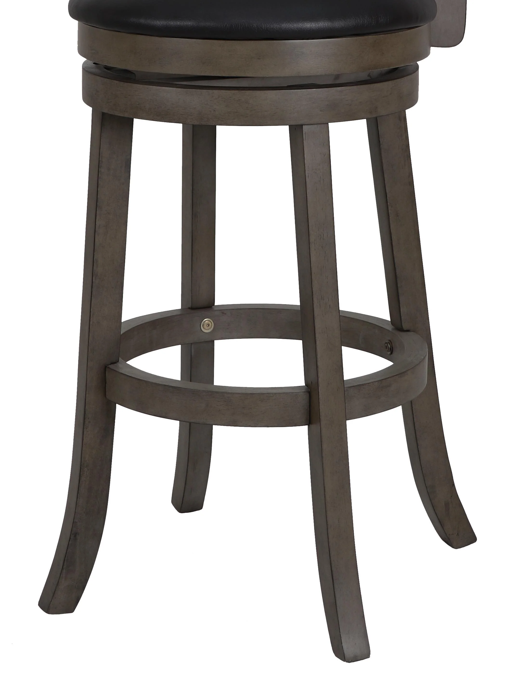 MANCHESTER 29" BAR STOOL-ANT GRAY W/PU SEAT - Image 5