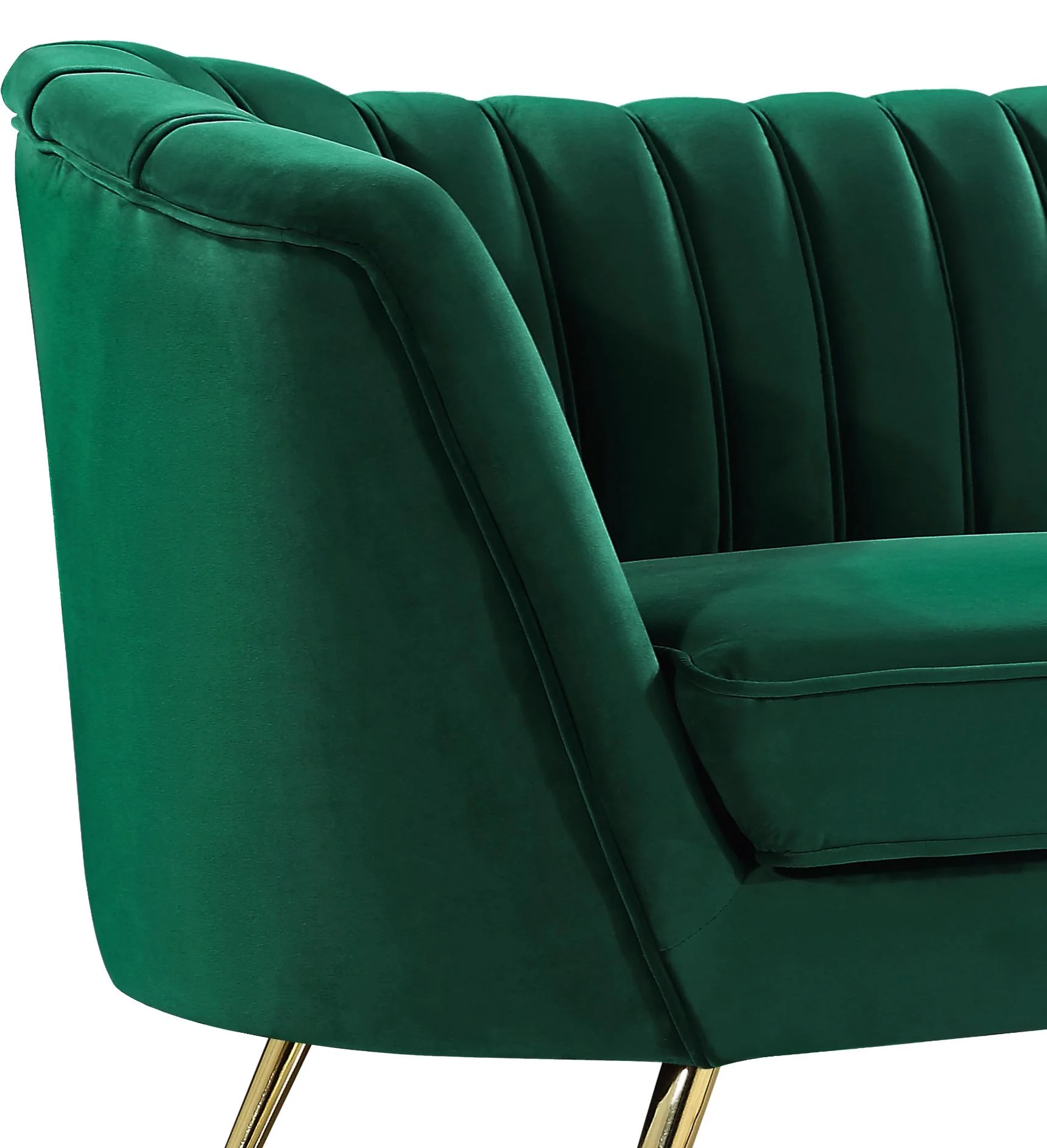 Margo Green Velvet Chair - Image 3