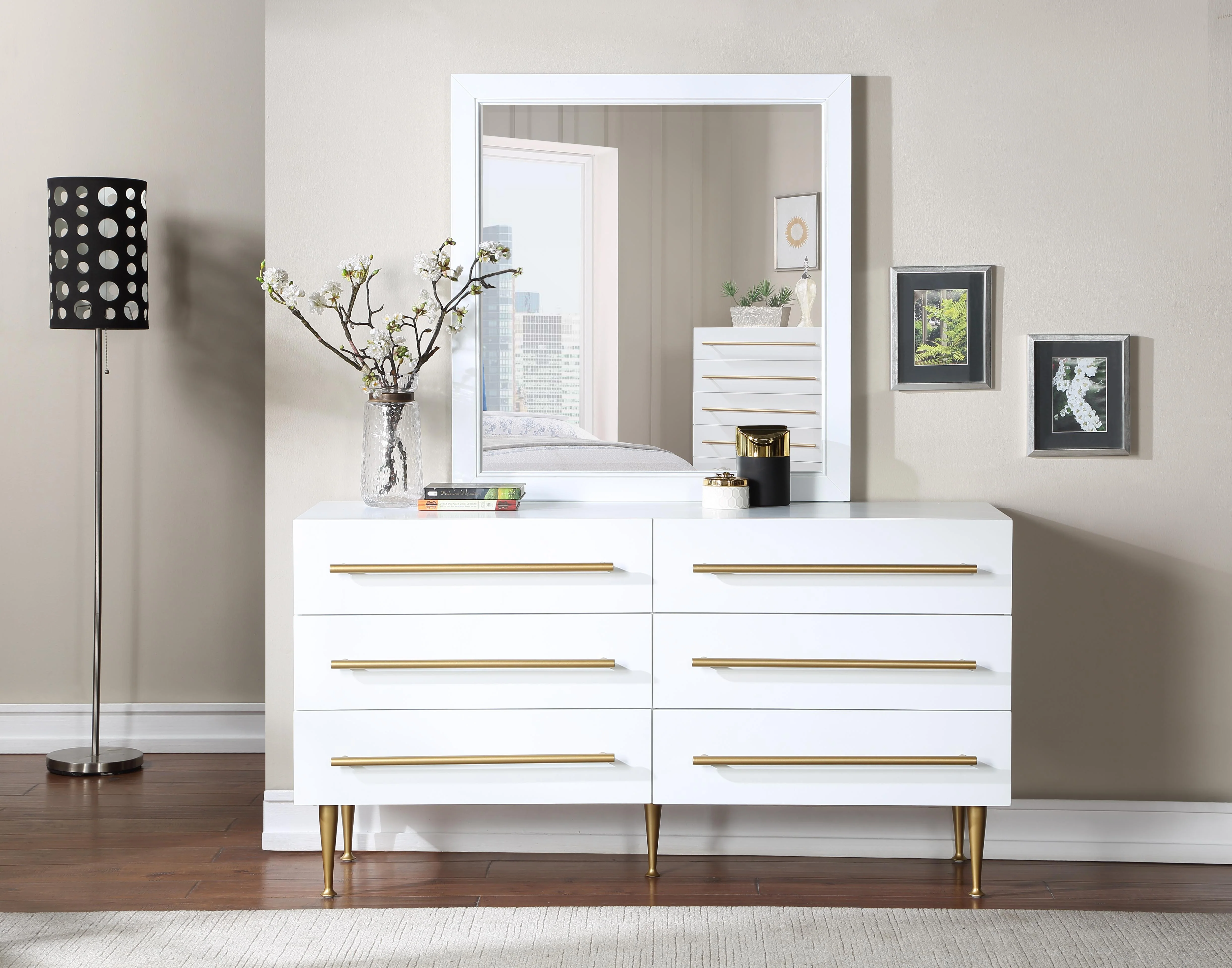 Marisol White Dresser - Image 2