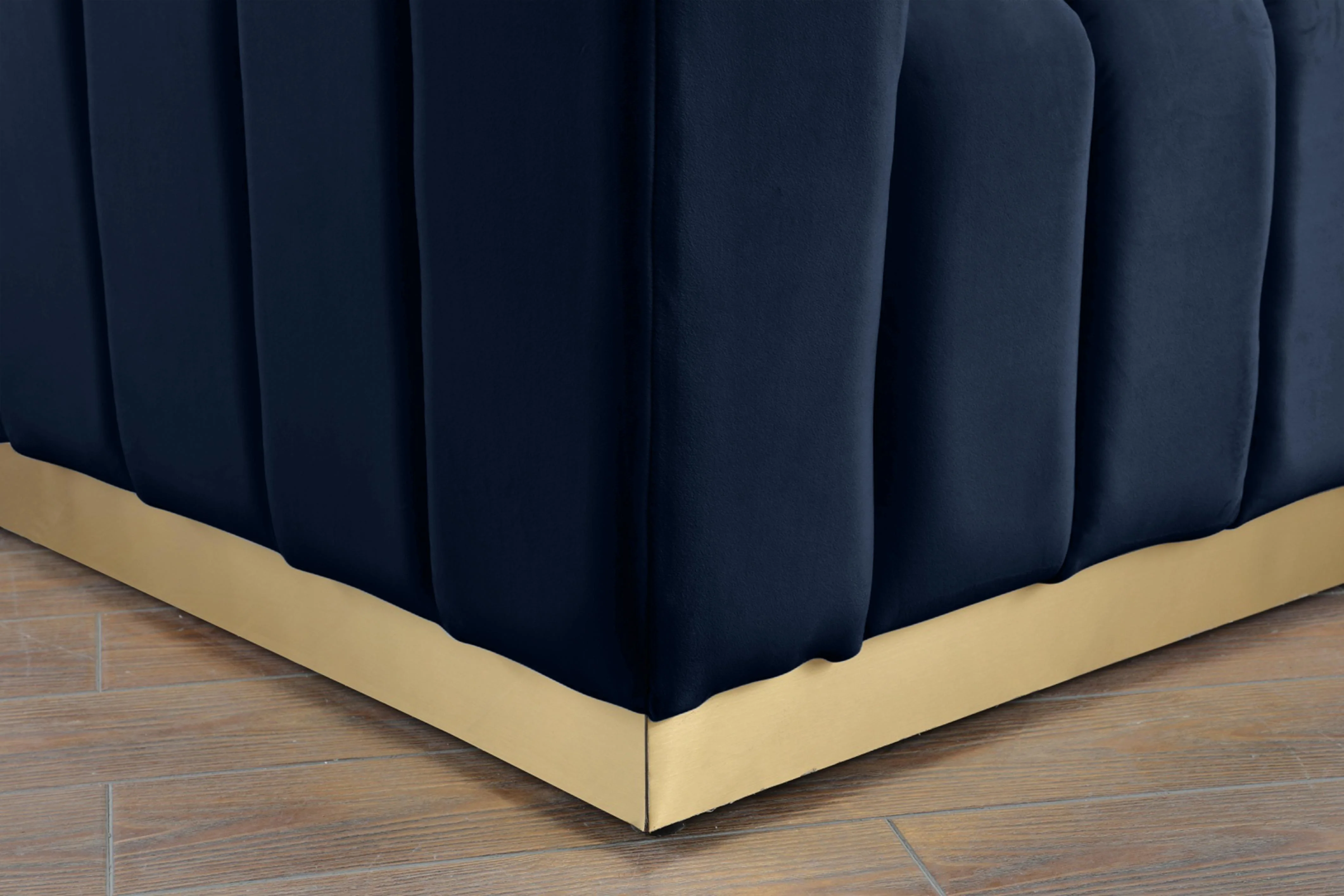 Marlon Navy Velvet Chair - Image 6