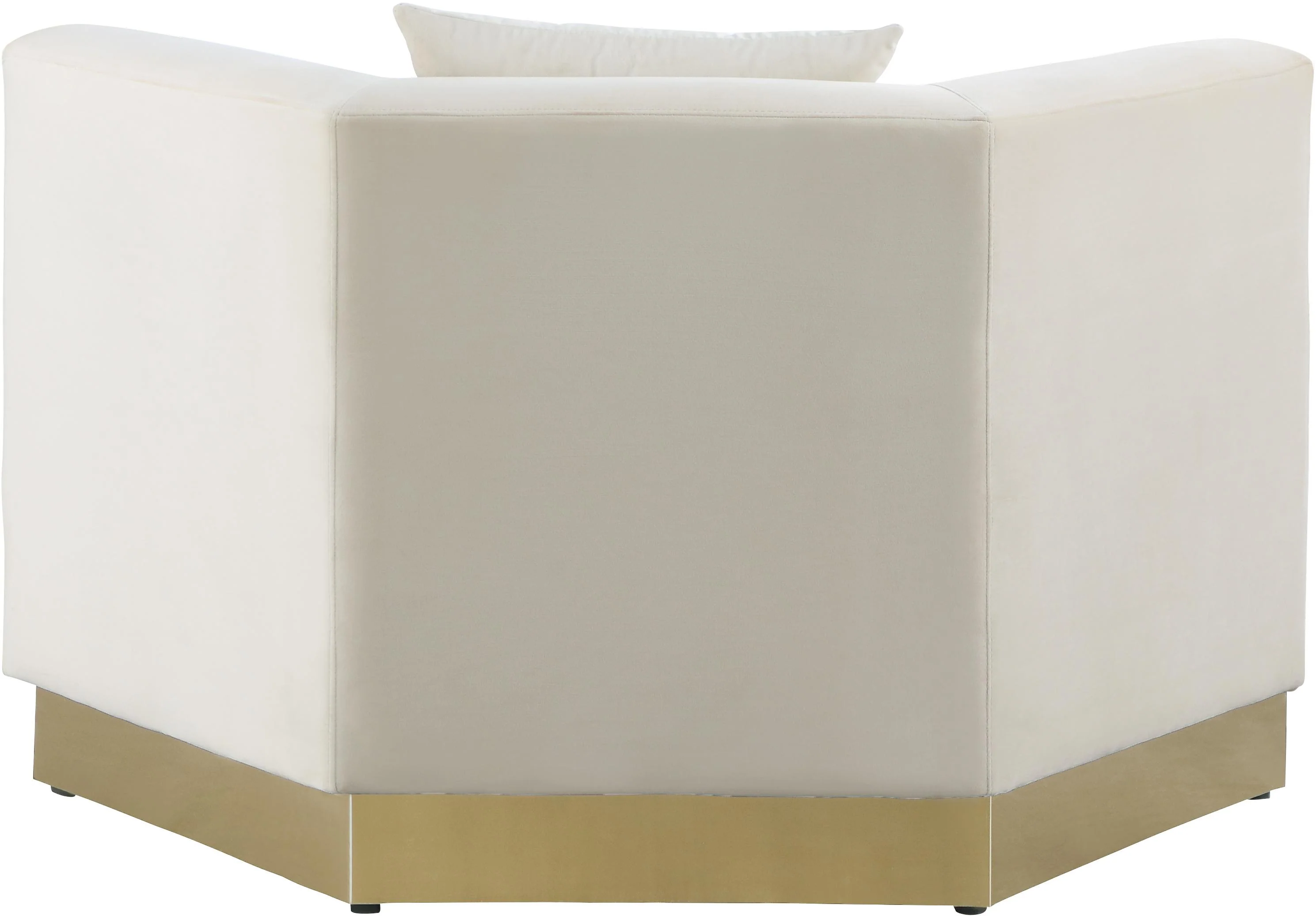 Marquis Cream Velvet Chair - Image 3
