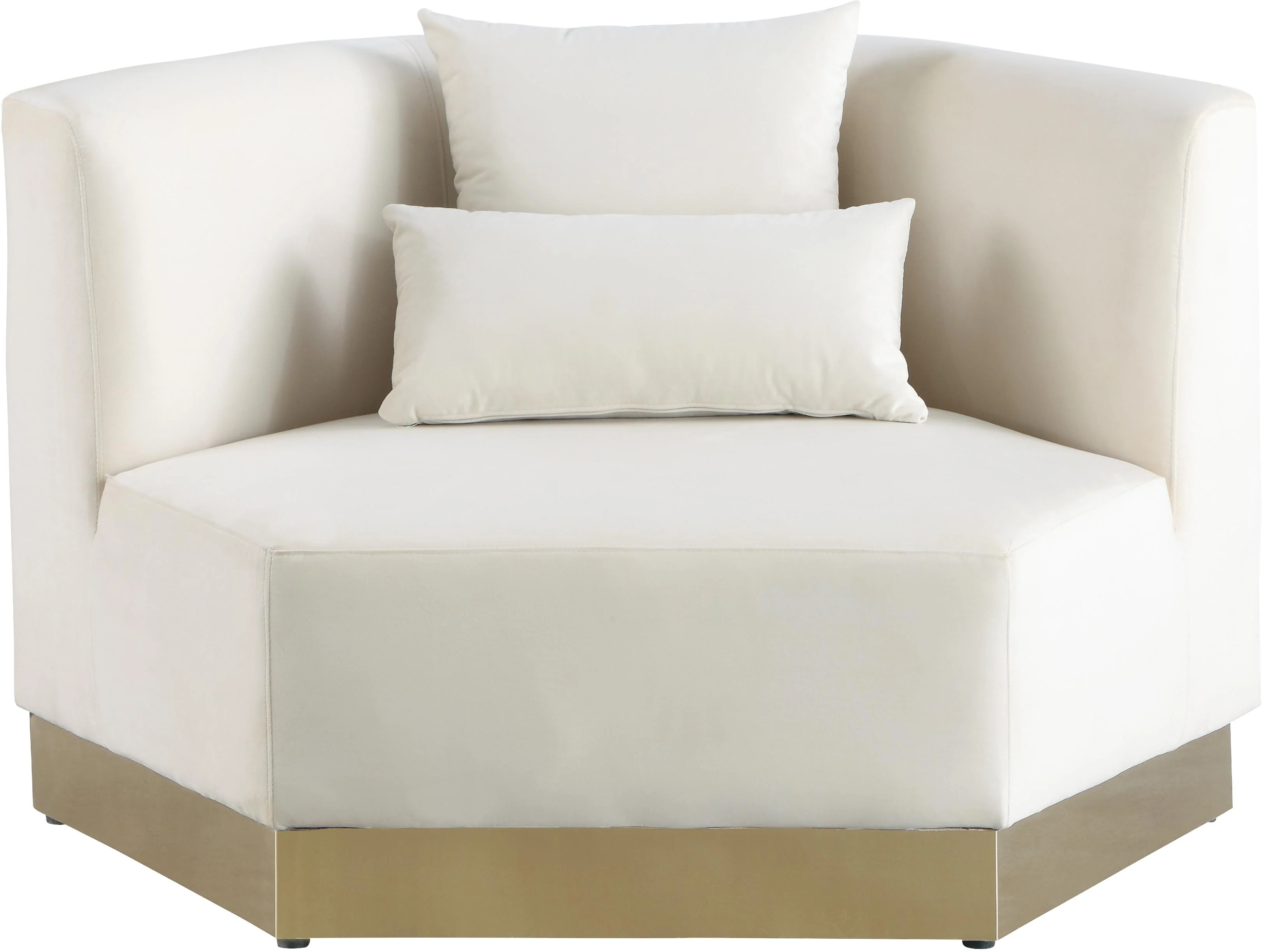 Marquis Cream Velvet Chair - Image 5