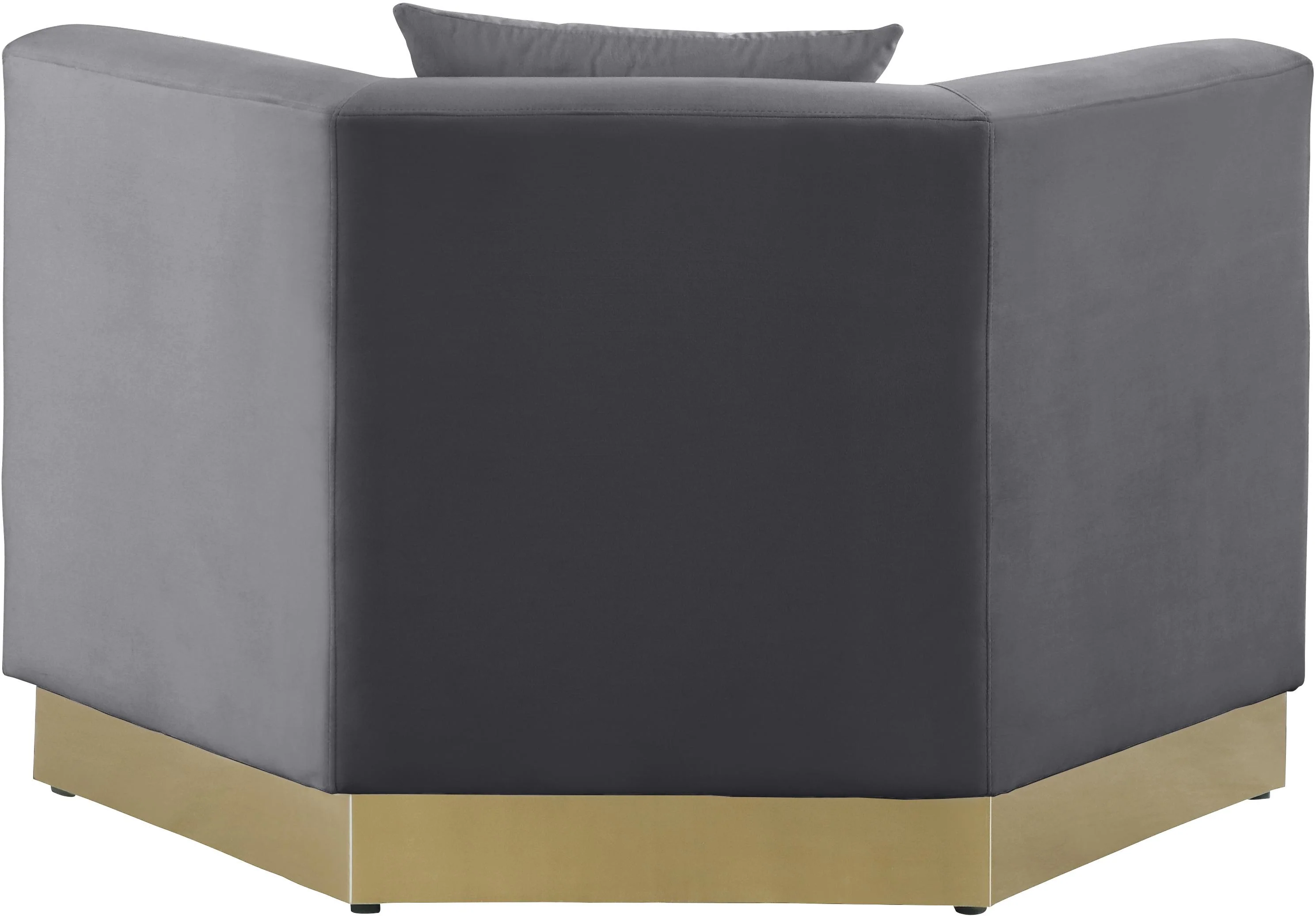 Marquis Grey Velvet Chair - Image 3