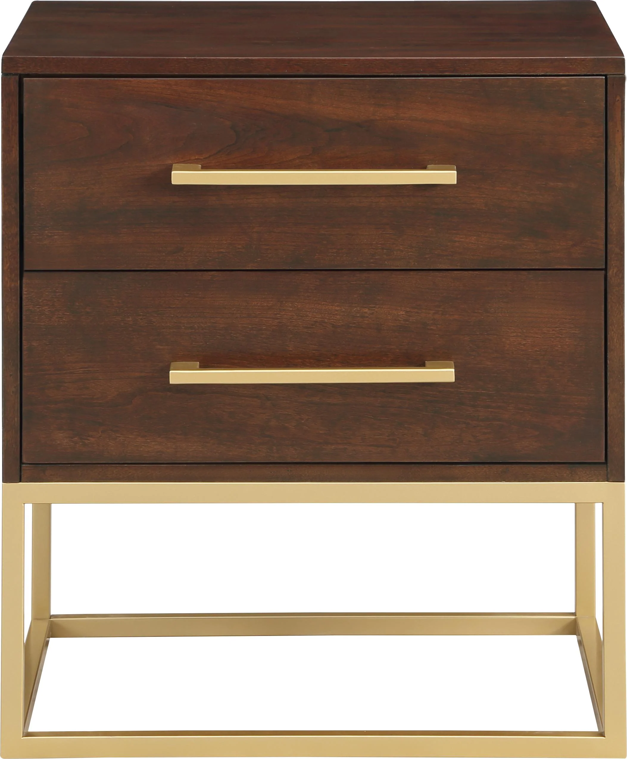 Maxine Cherry / Gold Night Stand - Image 3
