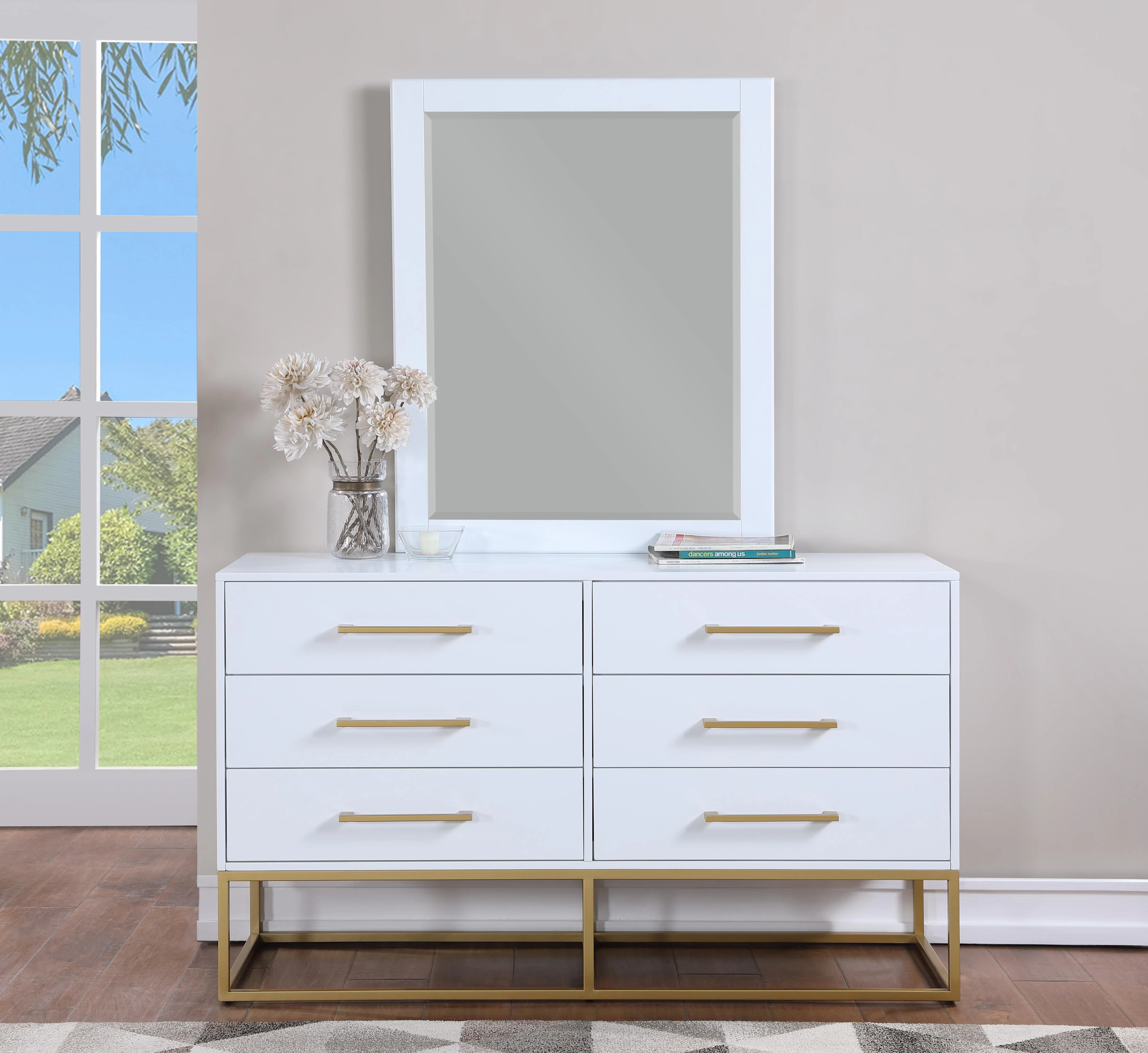 Maxine White / Gold Dresser - Image 2