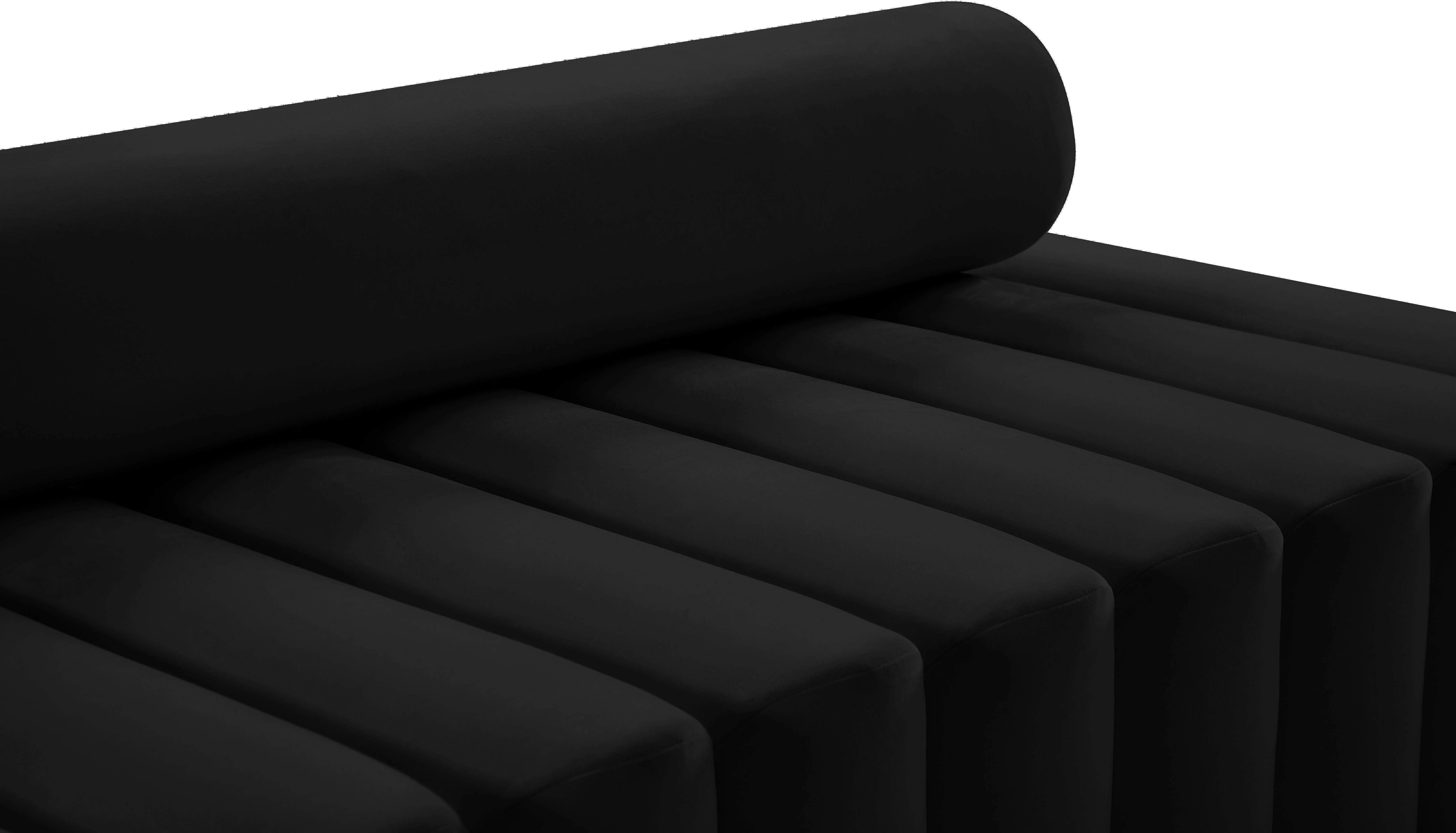 Melody Black Velvet Chair - Image 7