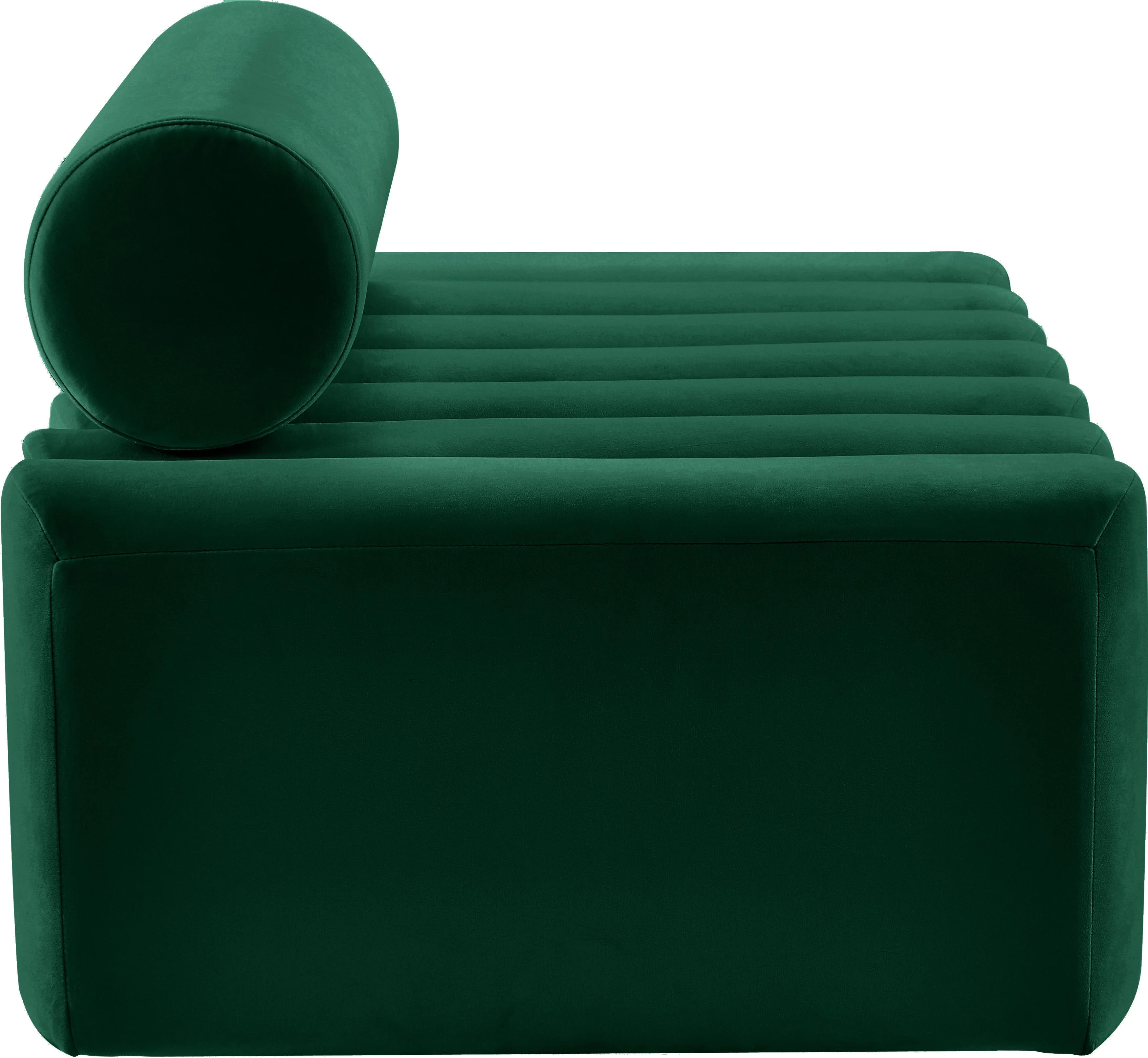 Melody Green Velvet Loveseat - Image 4