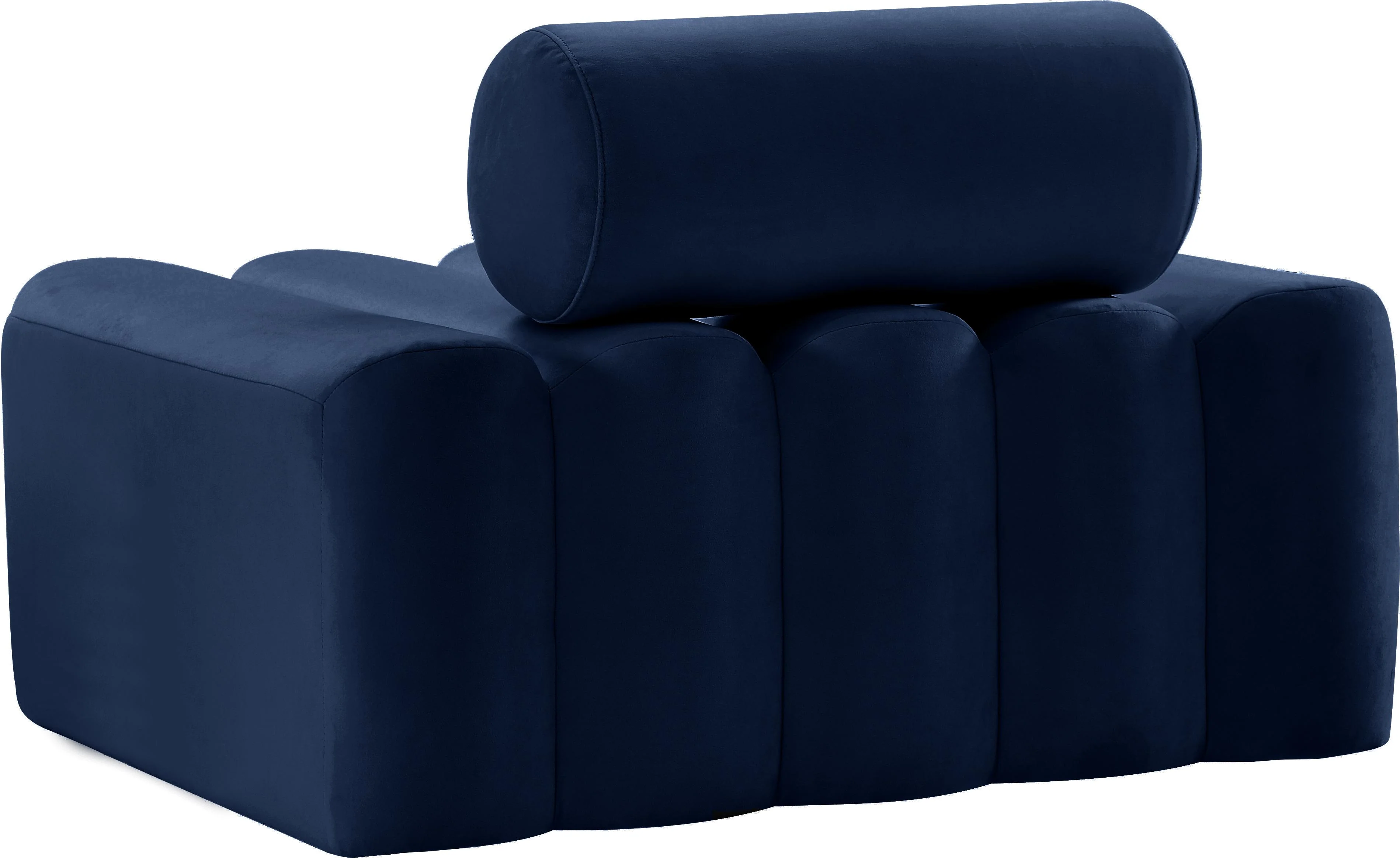 Melody Navy Velvet Chair - Image 3