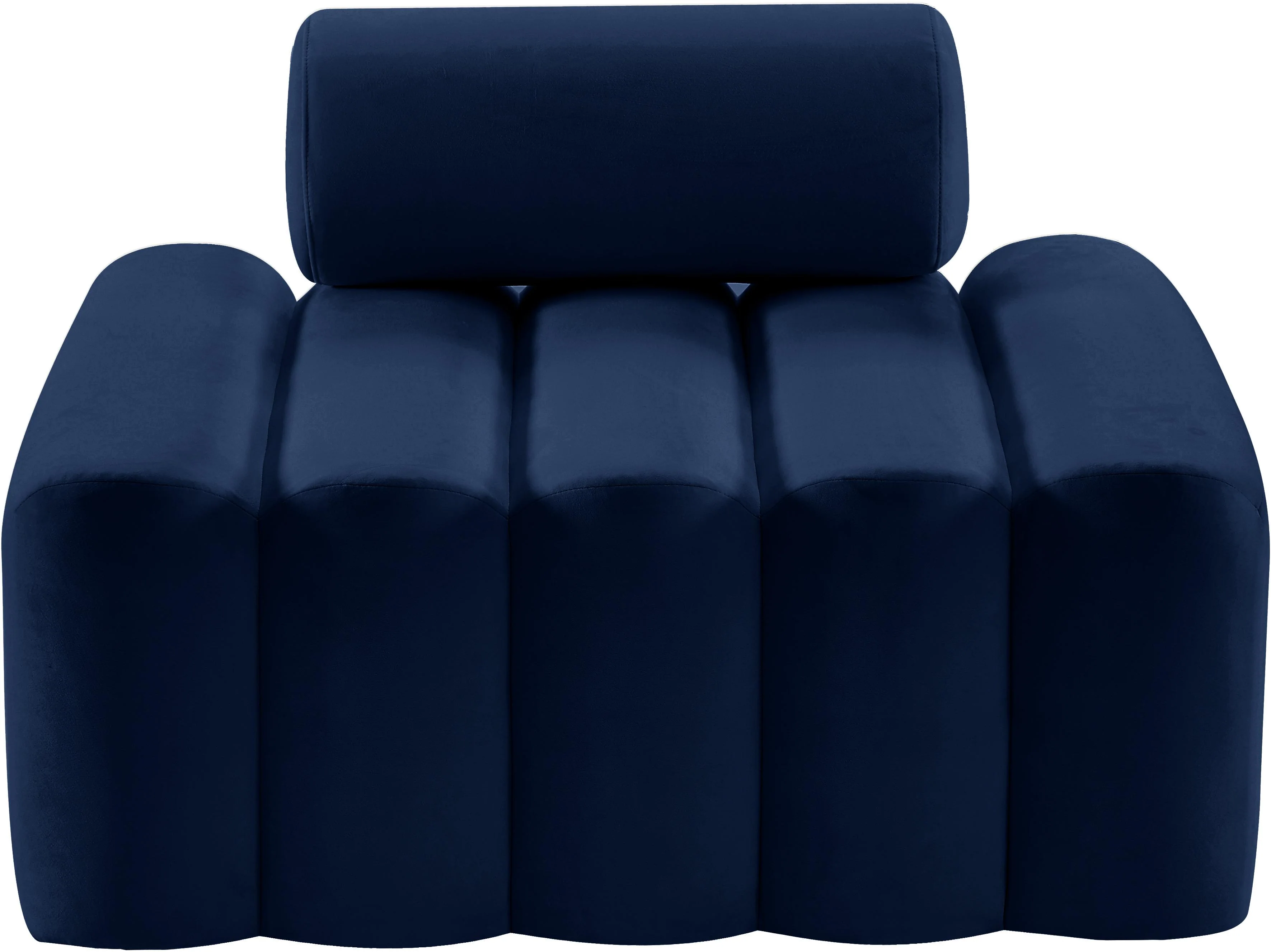 Melody Navy Velvet Chair - Image 5