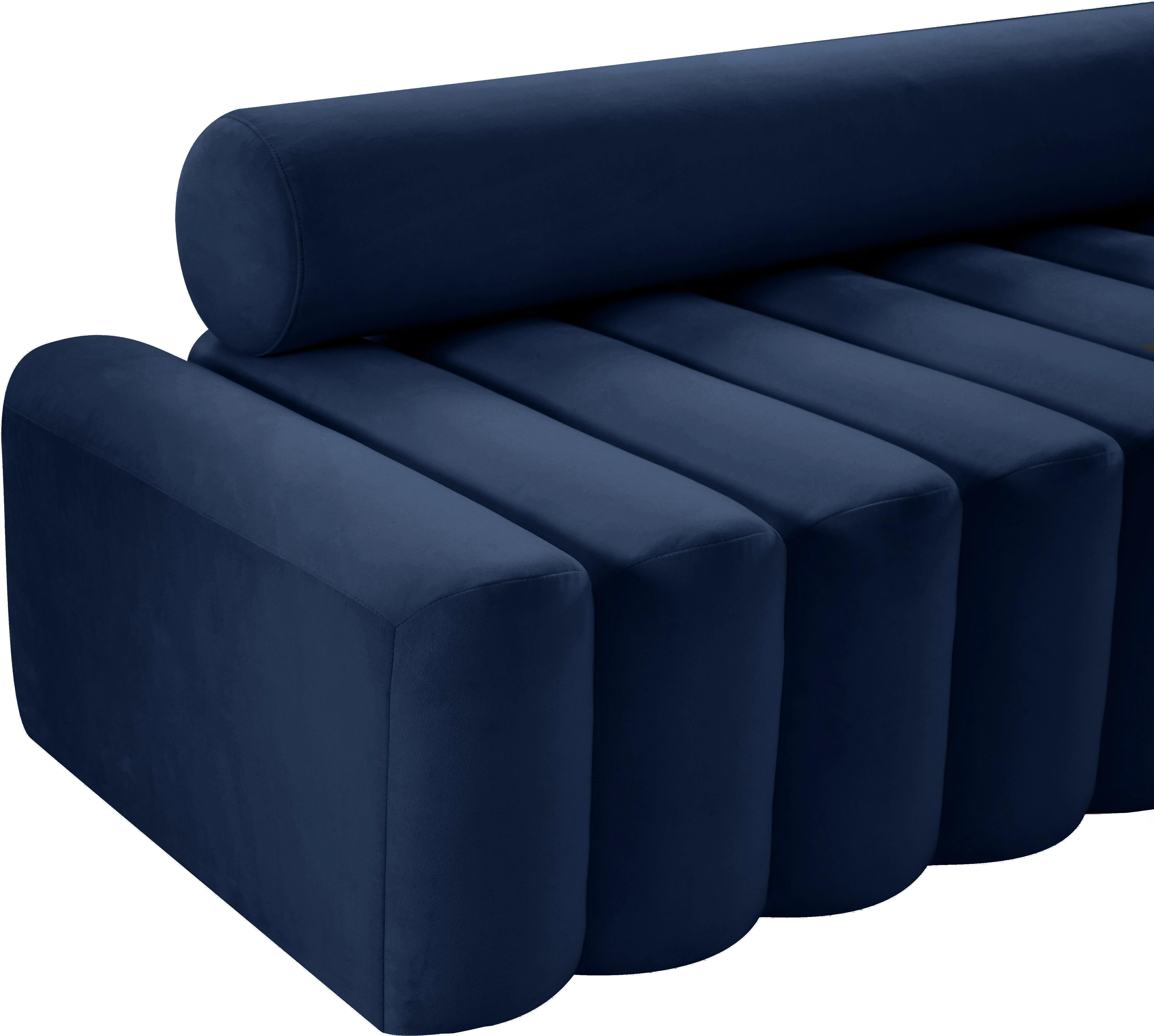 Melody Navy Velvet Chair - Image 6
