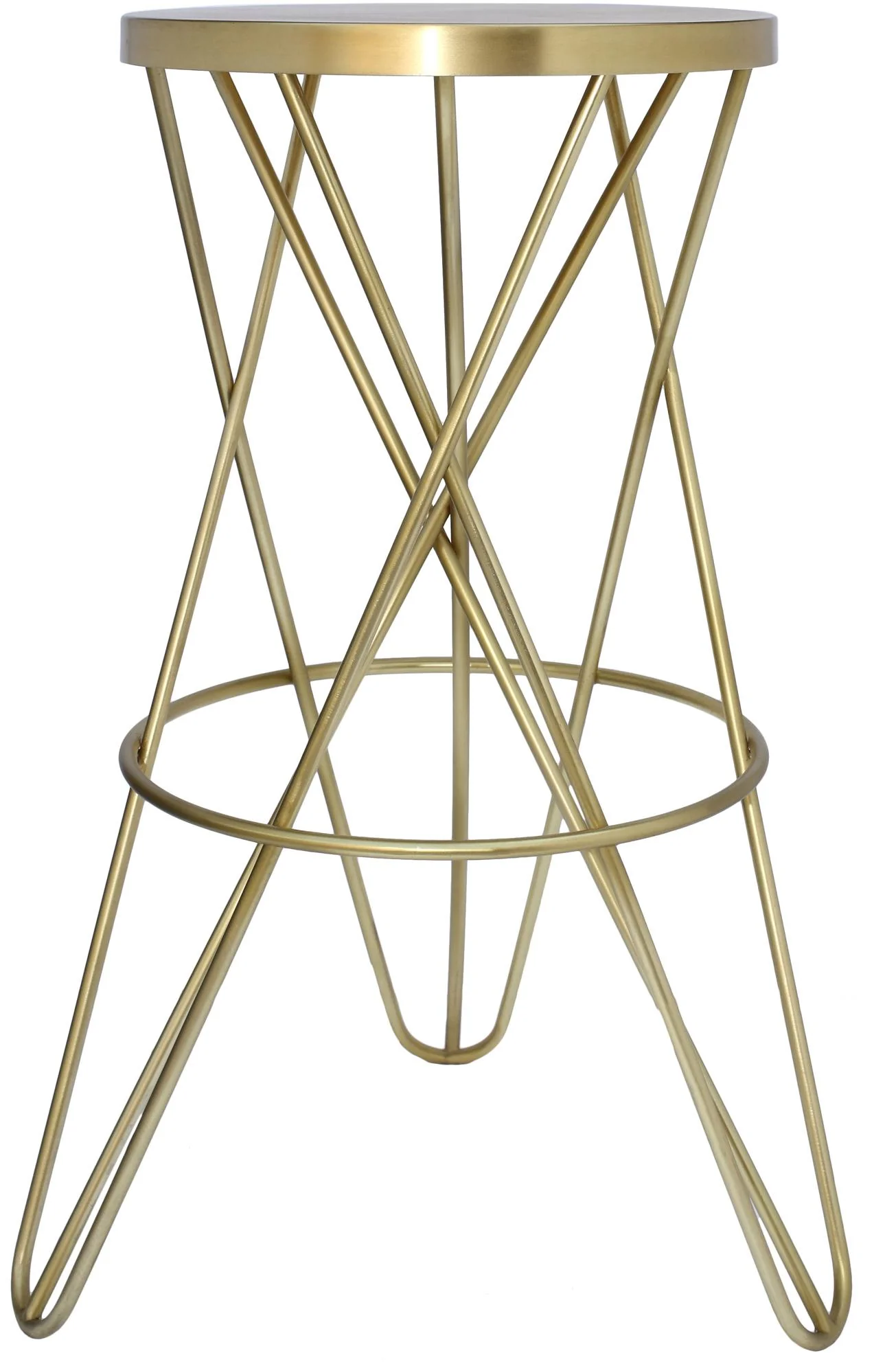 Mercury Gold Bar Stool - Image 3