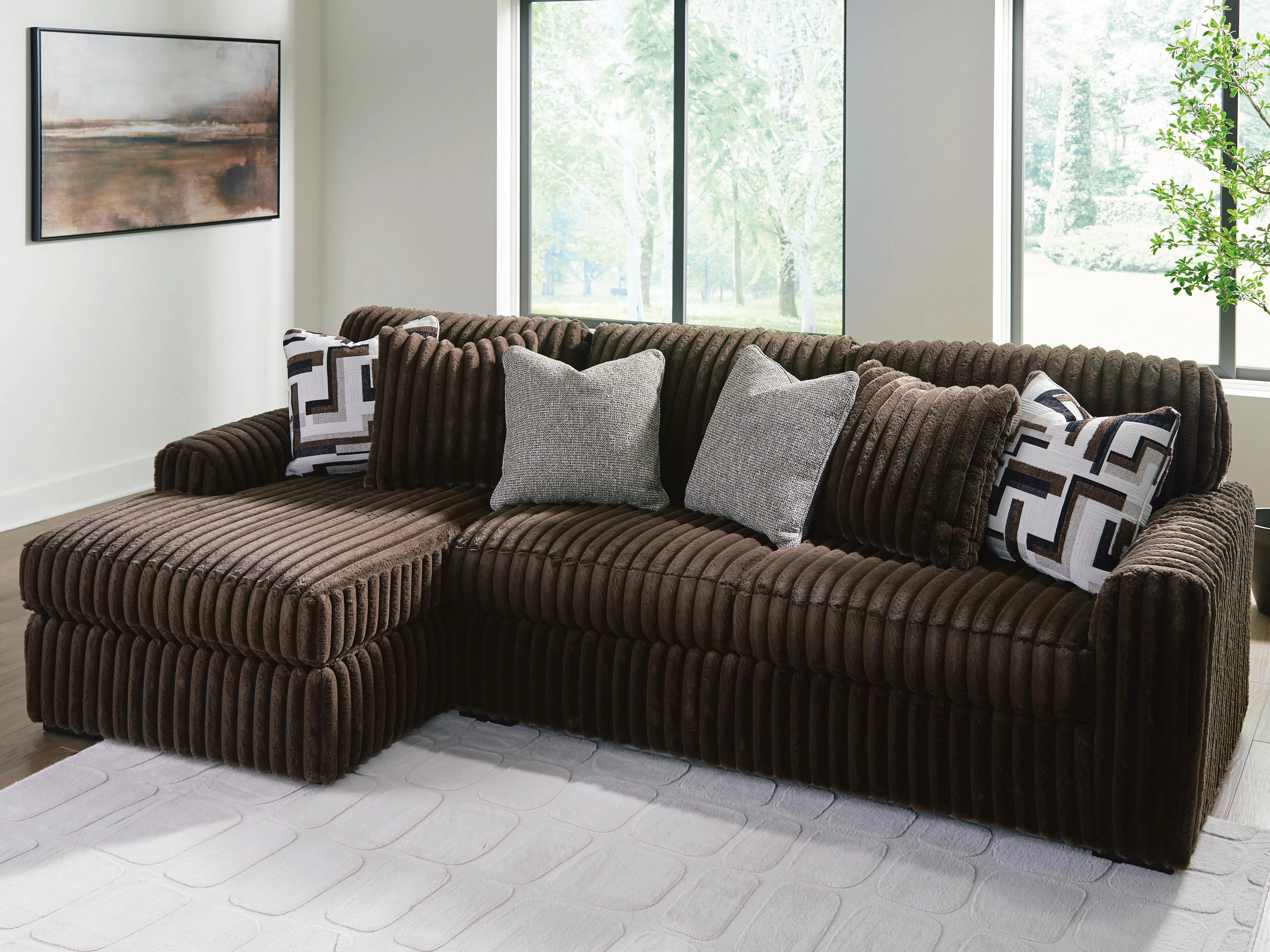 Midnight-Madness Sectional Sofa with Chaise - Image 69