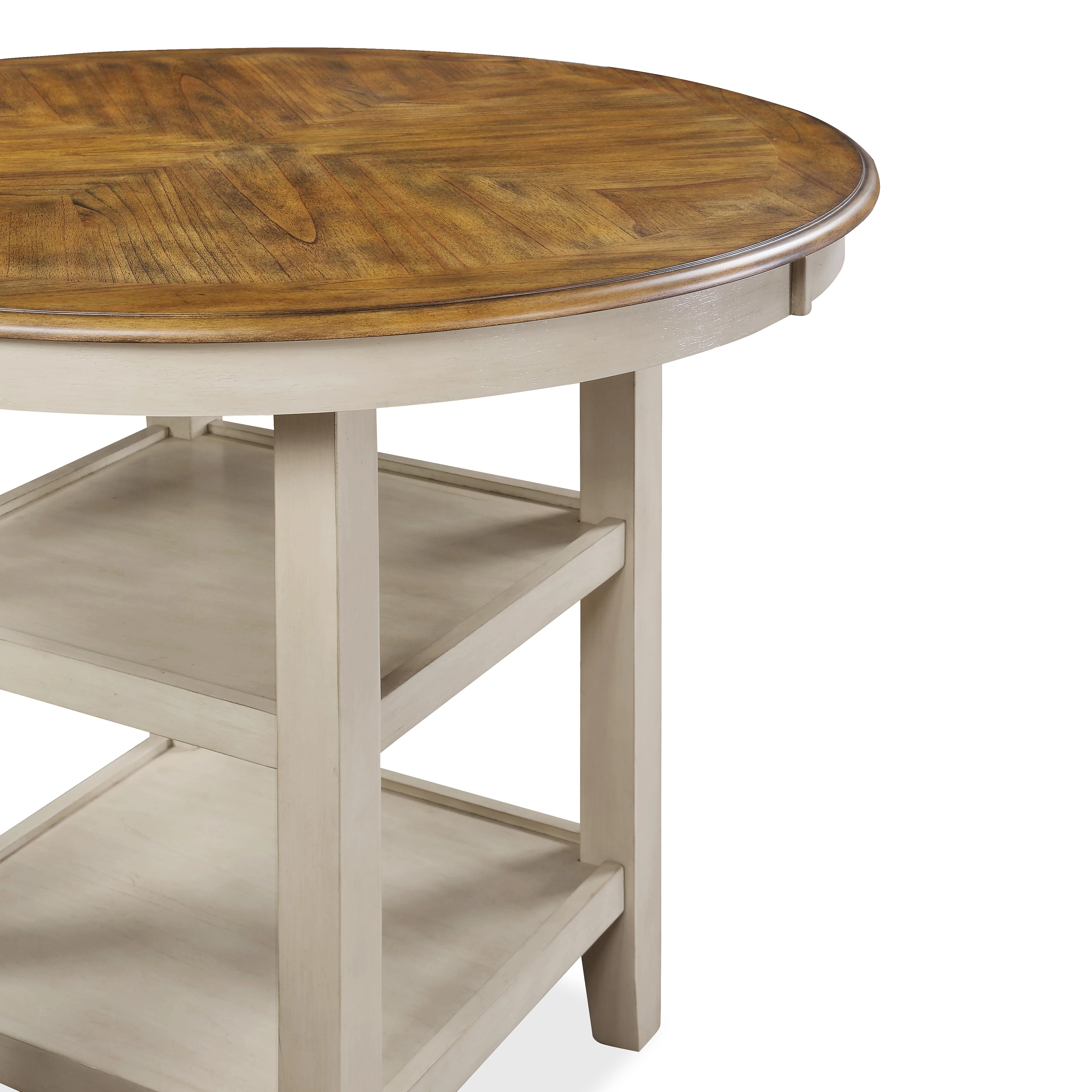 MITCHELL 5 PC COUNTER SET-TWO TONE BISQUE/BROWN - Image 4