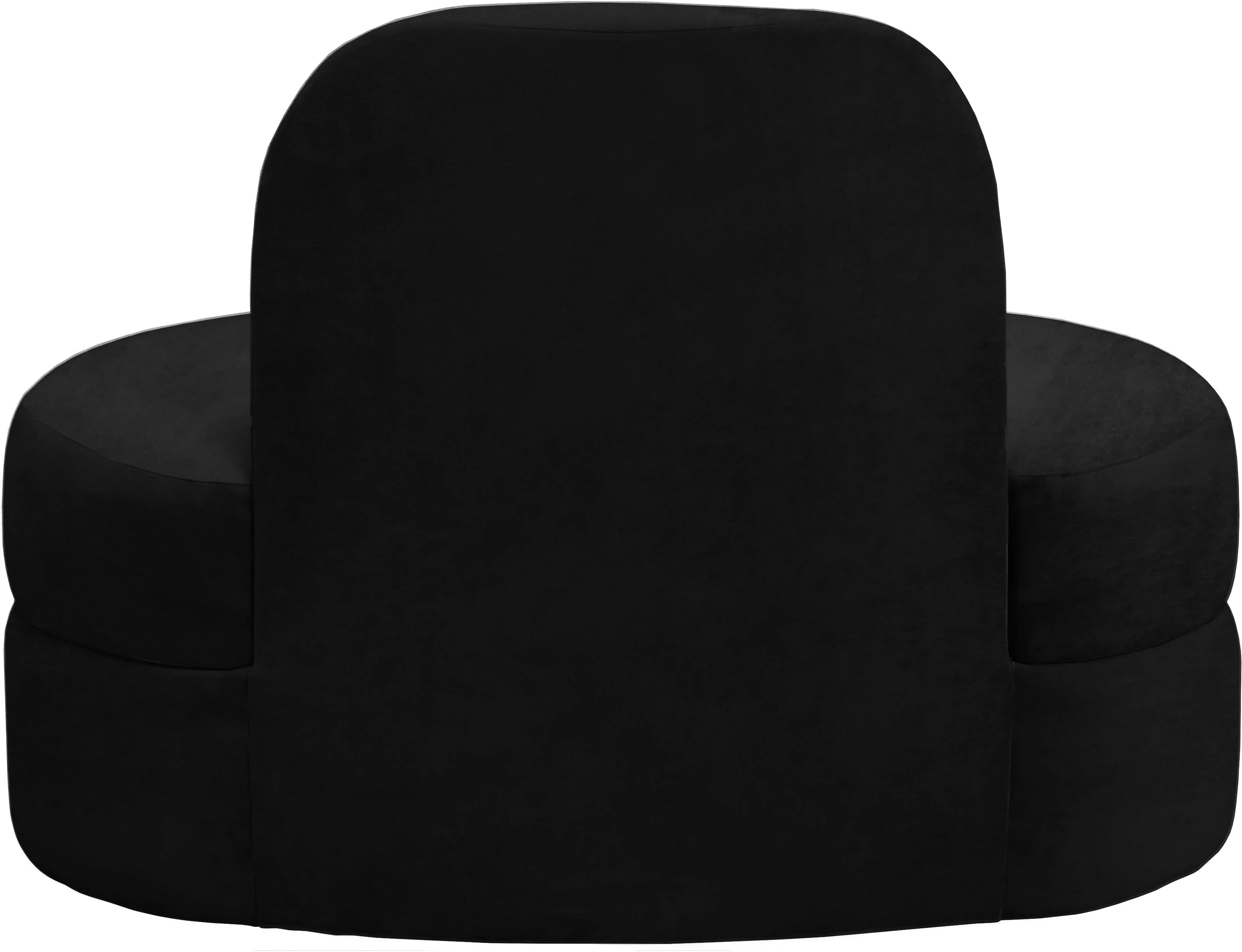 Mitzy Black Velvet Chair - Image 3