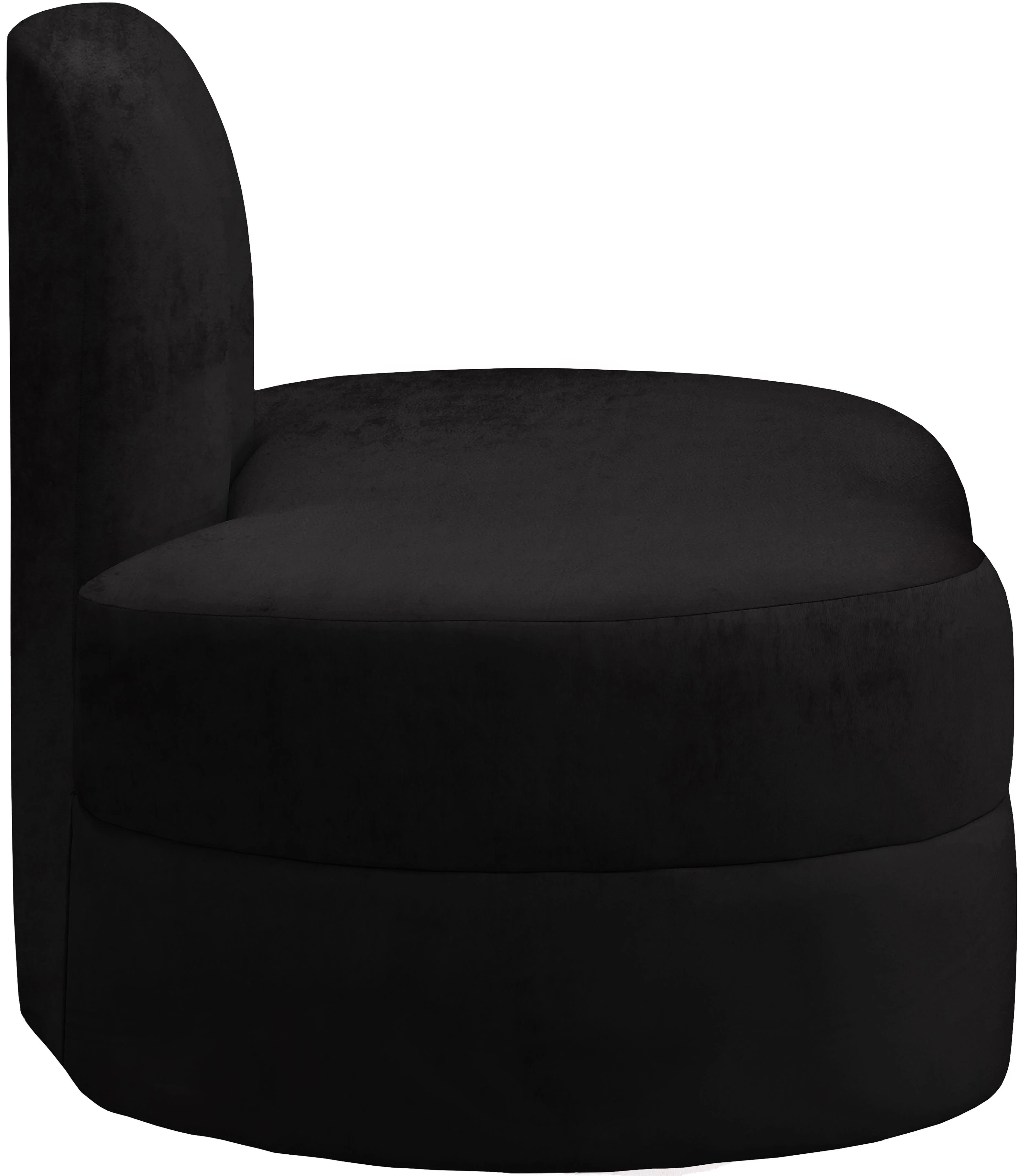 Mitzy Black Velvet Chair - Image 4